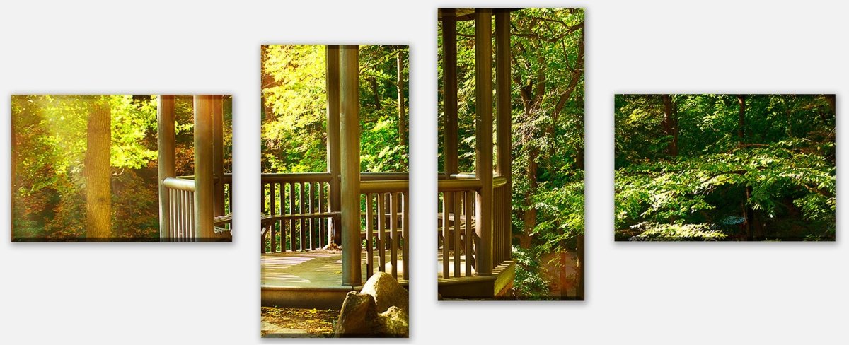 Leinwandbild Mehrteiler Park M0414 Leinwandbild Mehrteiler Park M0414