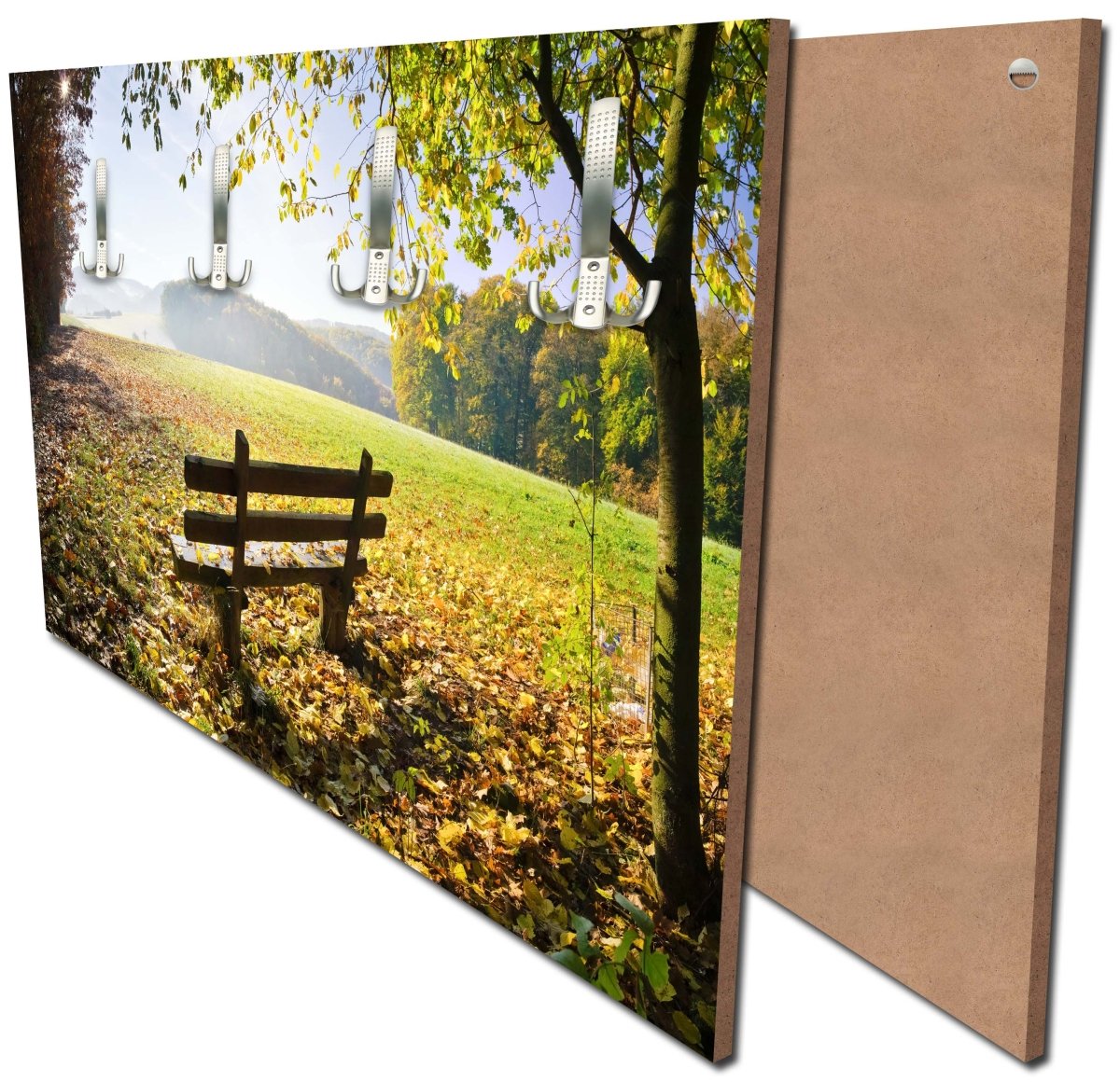 Garderobe Parkbank im Herbst M0415 Garderobe Parkbank im Herbst M0415