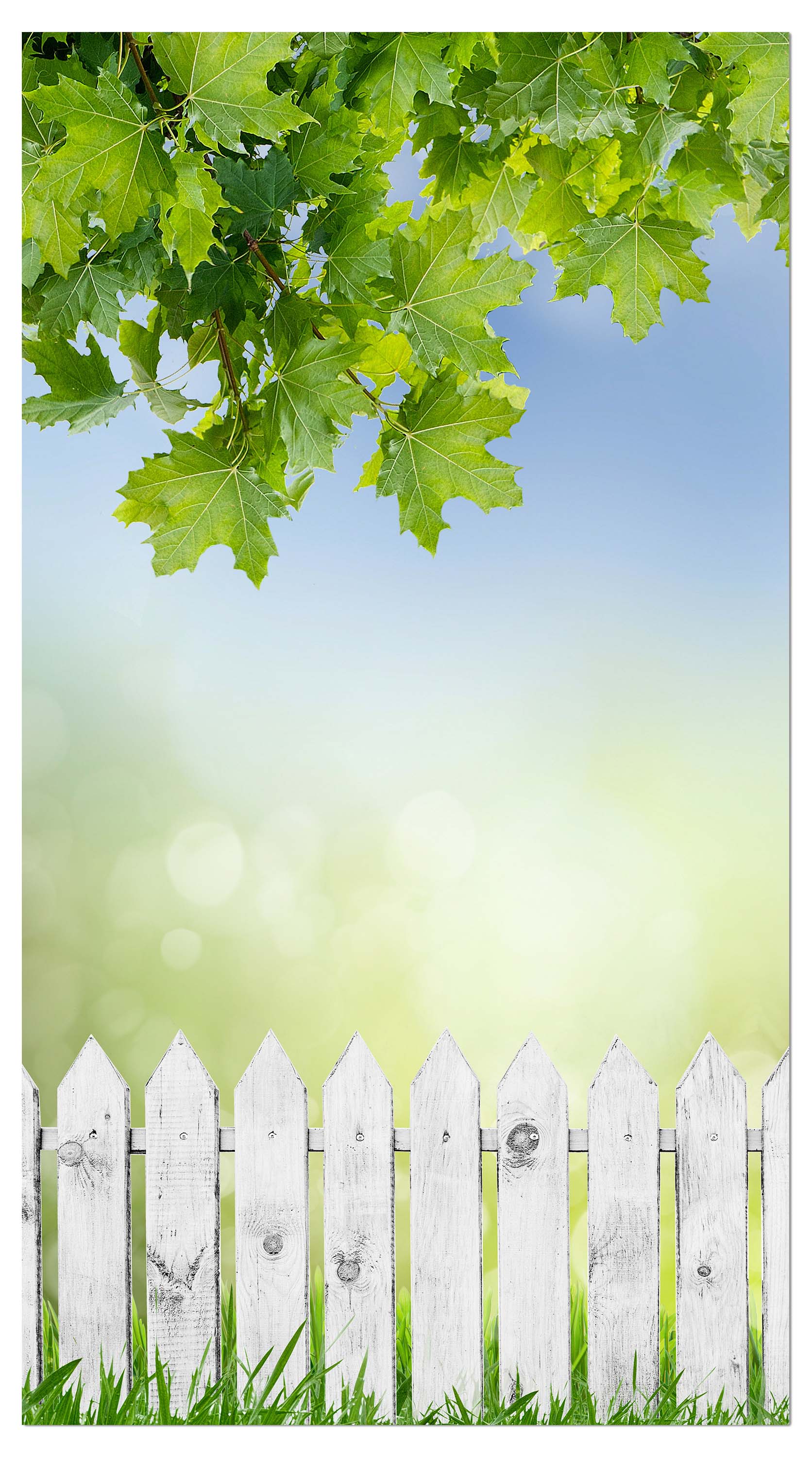 Garderobe Weißer Zaun mit Ahornzweigen M0419 entdecken - Bild 4 Garderobe Weißer Zaun mit Ahornzweigen M0419 entdecken - Bild 4