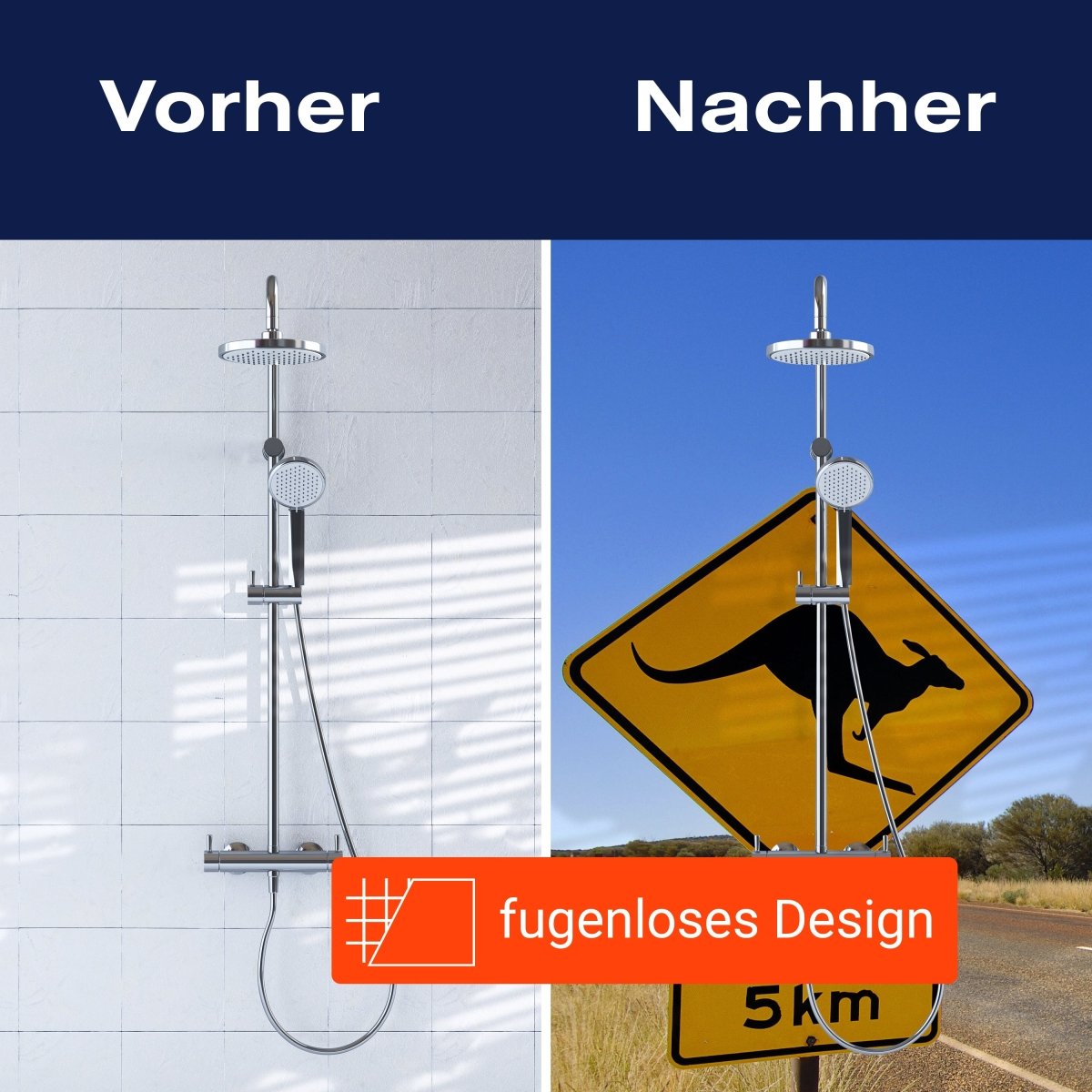 Duschwand Känguruschild M0421 entdecken - Bild 9 Duschwand Känguruschild M0421 entdecken - Bild 9