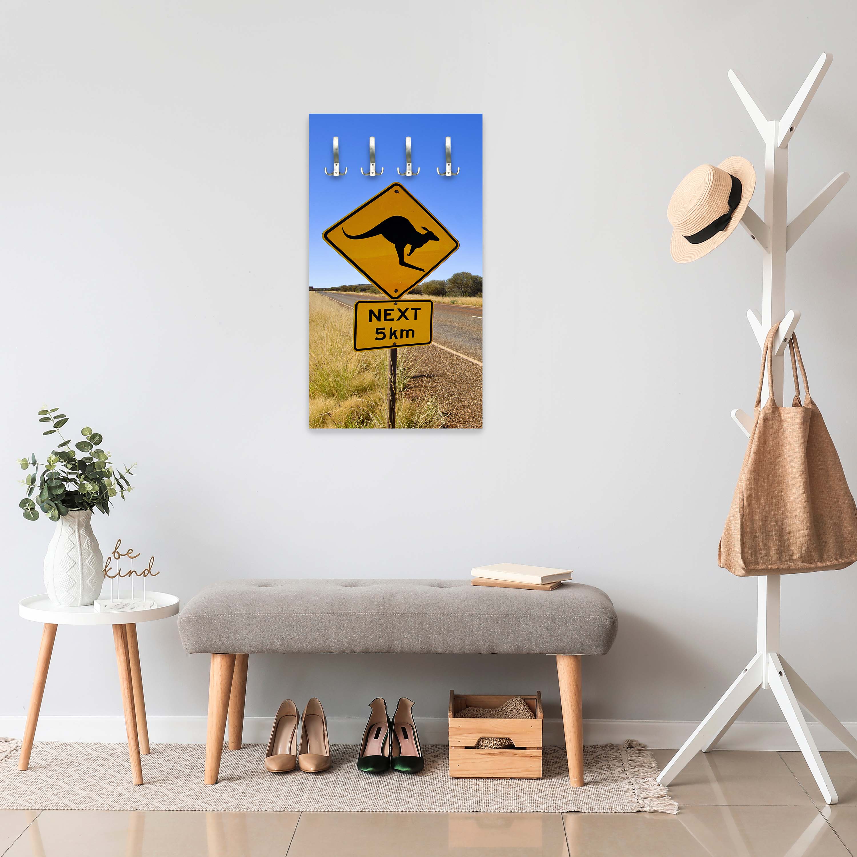 Garderobe Känguruschild M0421 entdecken - Bild 2 Garderobe Känguruschild M0421 entdecken - Bild 2