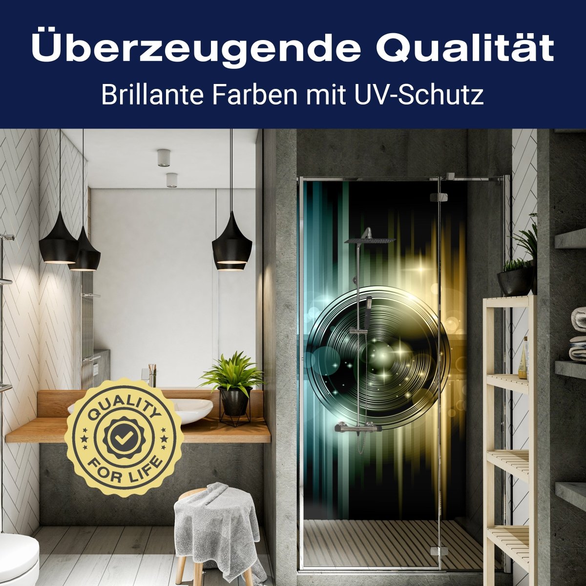 Duschwand Abstrakt Beat 1 M0422 entdecken - Bild 2 Duschwand Abstrakt Beat 1 M0422 entdecken - Bild 2