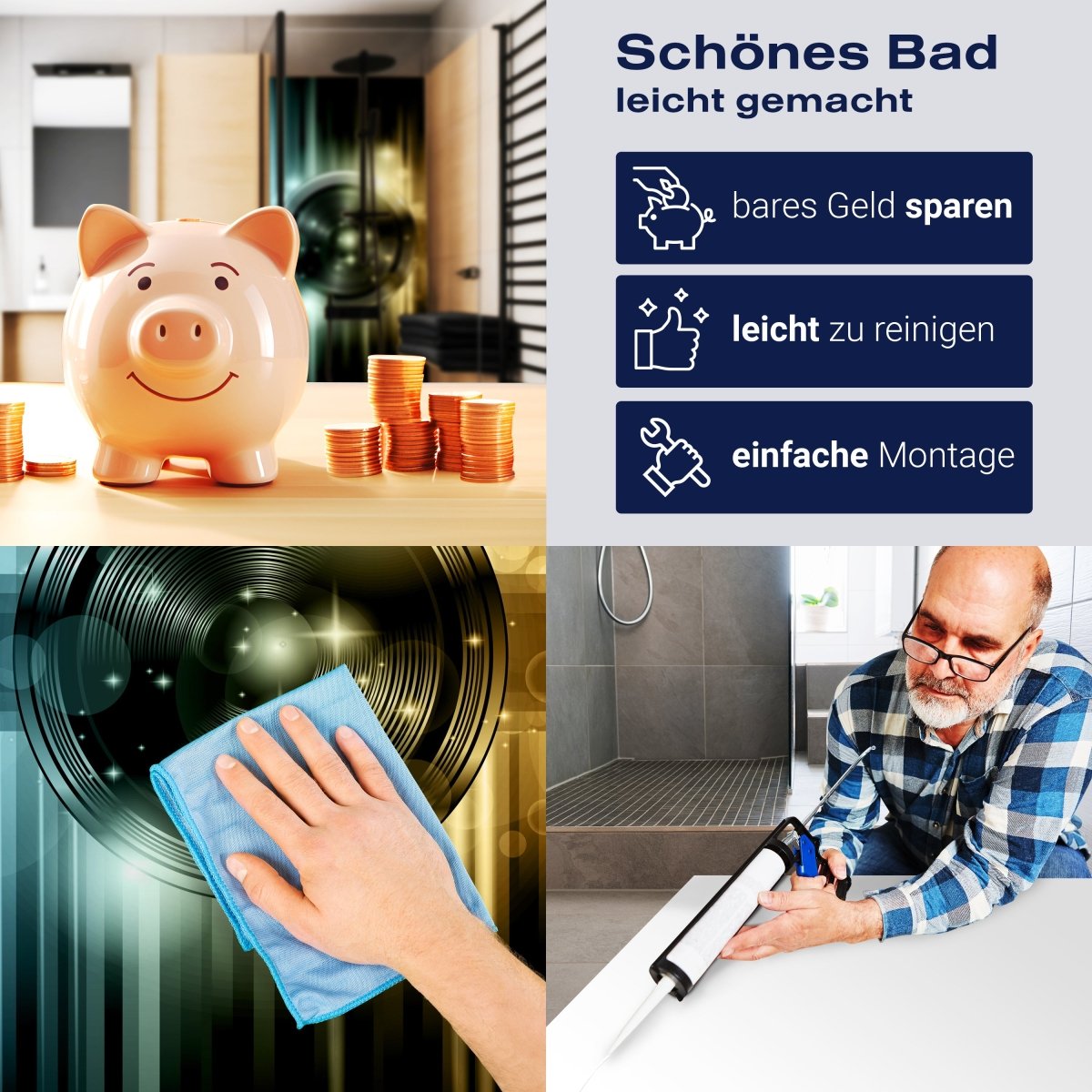 Duschwand Abstrakt Beat 1 M0422 entdecken - Bild 7 Duschwand Abstrakt Beat 1 M0422 entdecken - Bild 7