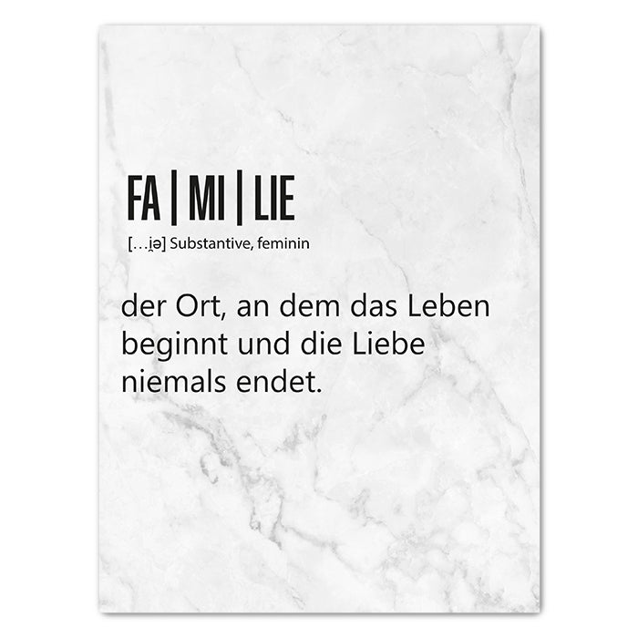 Leinwandbild Familie, Hochformat M0423 kaufen - Bild 1 Leinwandbild Familie, Hochformat M0423 kaufen - Bild 1