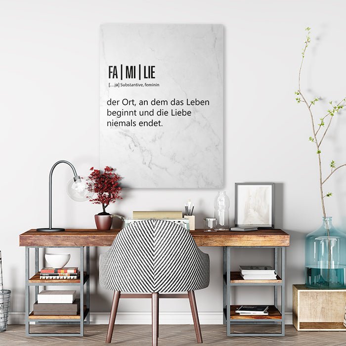 Leinwandbild Familie, Hochformat M0423 kaufen - Bild 2 Leinwandbild Familie, Hochformat M0423 kaufen - Bild 2