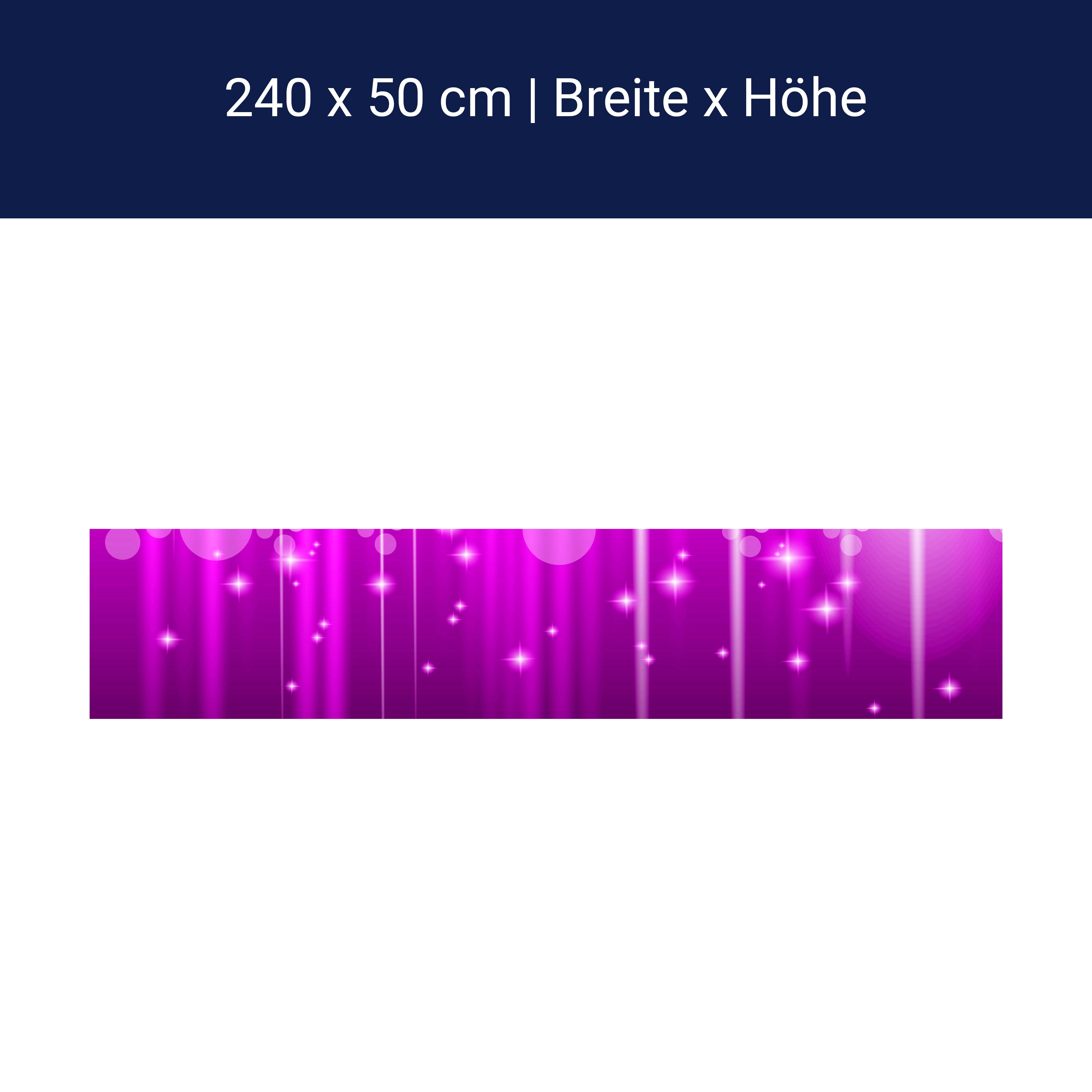 Küchenrückwand Pinker Lichterregen M0424 Küchenrückwand Pinker Lichterregen M0424