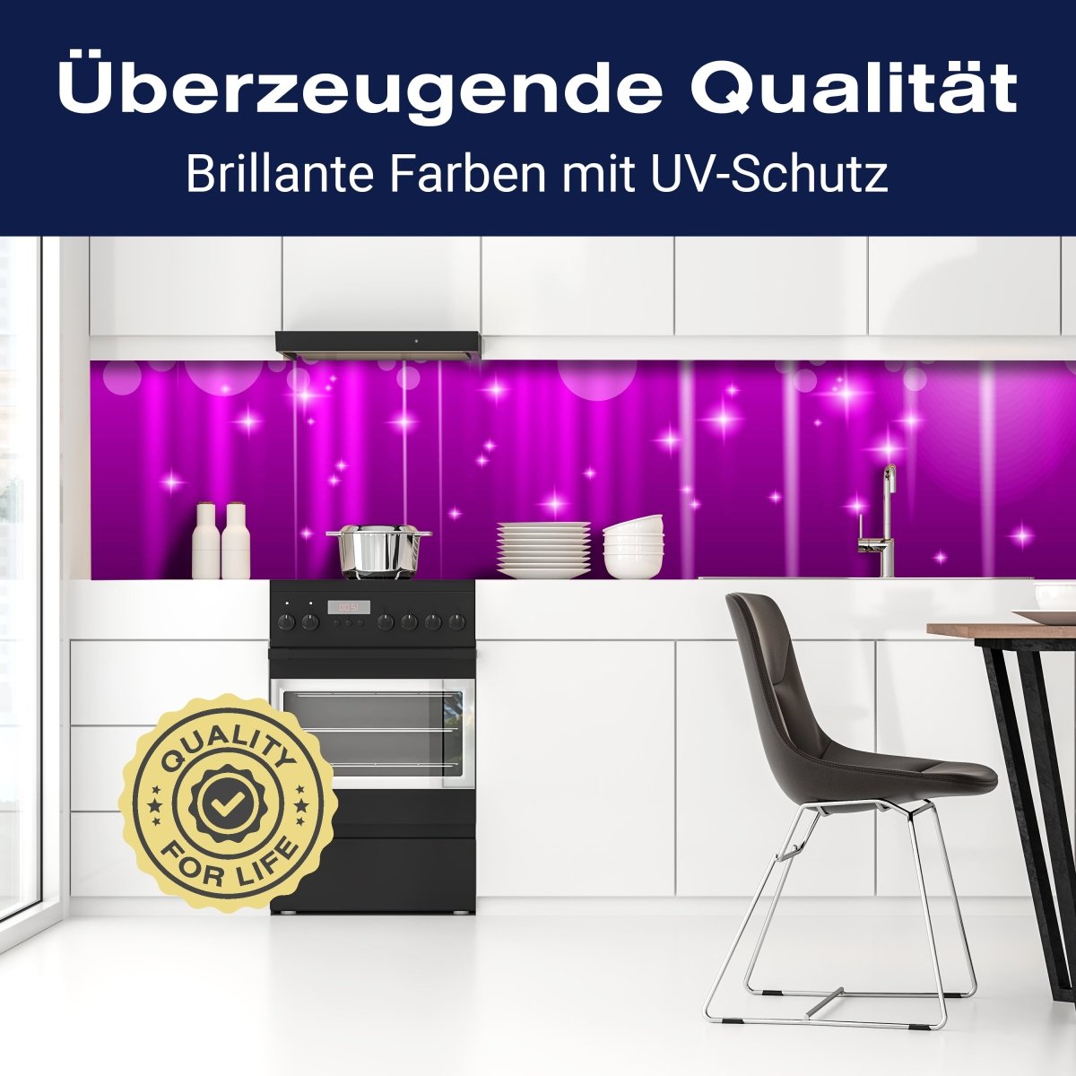 Küchenrückwand Pinker Lichterregen M0424 entdecken - Bild 2 Küchenrückwand Pinker Lichterregen M0424 entdecken - Bild 2