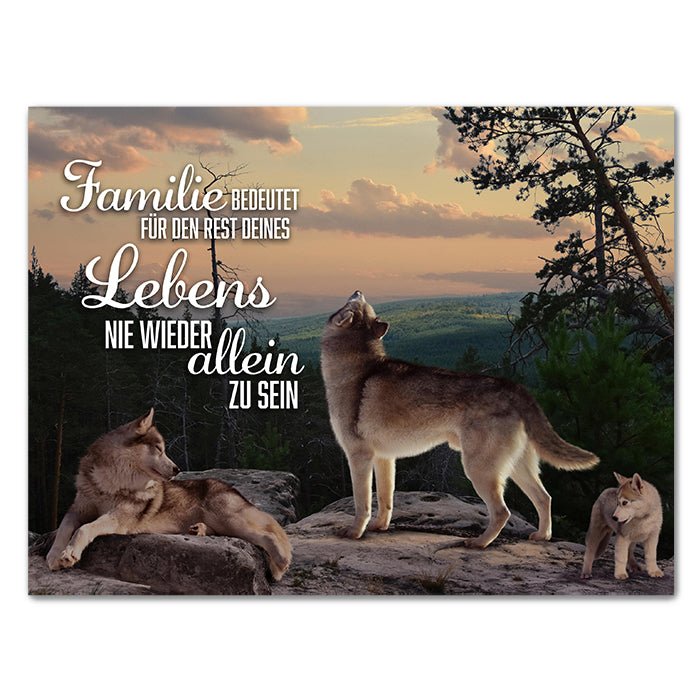 Leinwandbild Familie, Querformat M0426 kaufen - Bild 1 Leinwandbild Familie, Querformat M0426 kaufen - Bild 1