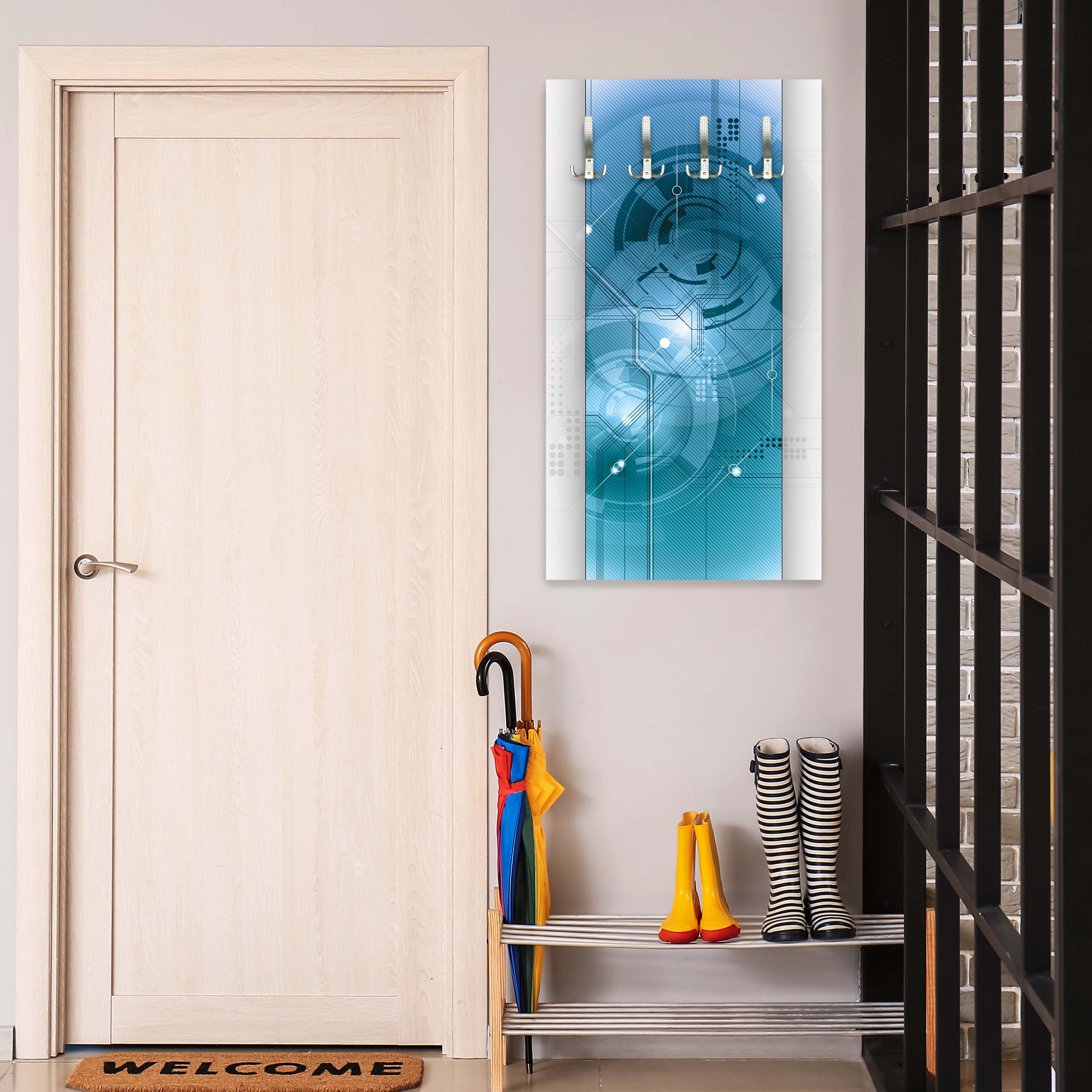 Garderobe Abstrakt Technik 1 M0427 entdecken - Bild 3 Garderobe Abstrakt Technik 1 M0427 entdecken - Bild 3