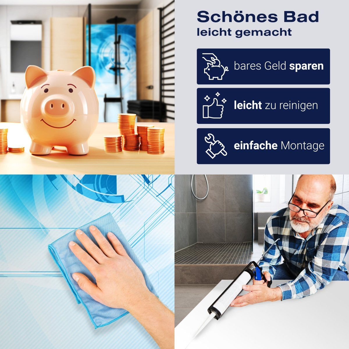 Duschwand Abstrakt Technik 2 M0428 entdecken - Bild 7 Duschwand Abstrakt Technik 2 M0428 entdecken - Bild 7