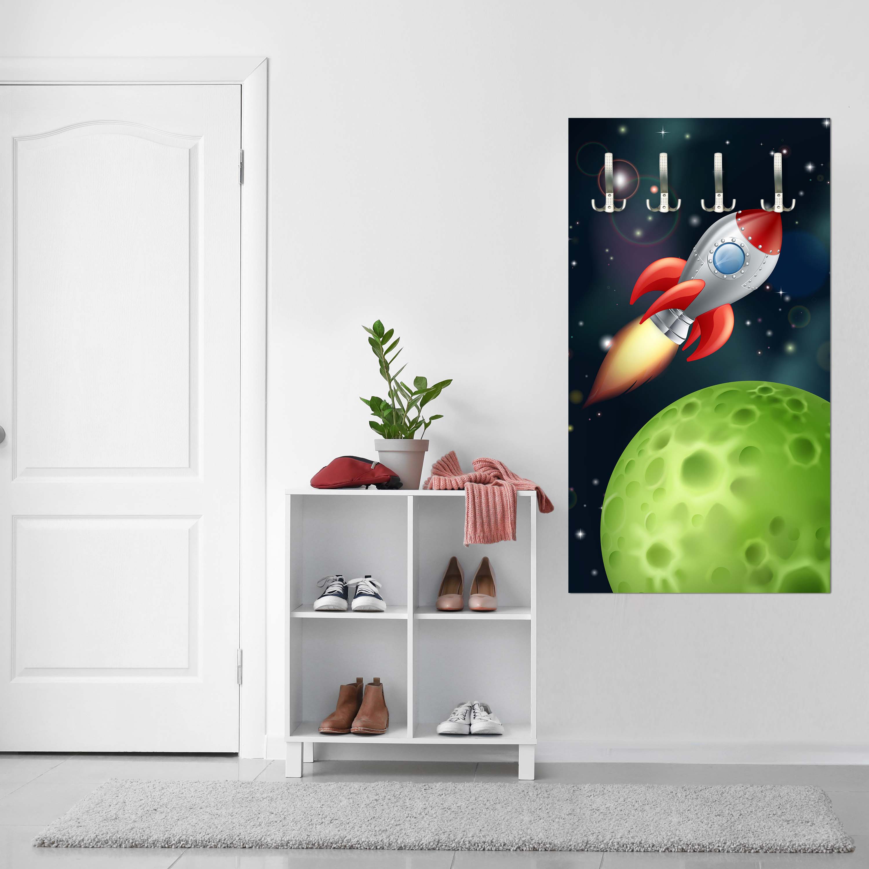 Garderobe Rakete im Weltall M0432 entdecken - Bild 6 Garderobe Rakete im Weltall M0432 entdecken - Bild 6