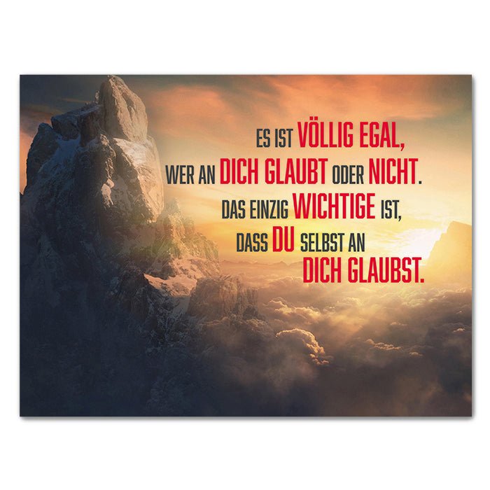 Leinwandbild Motivation, Querformat M0435 kaufen - Bild 1 Leinwandbild Motivation, Querformat M0435 kaufen - Bild 1