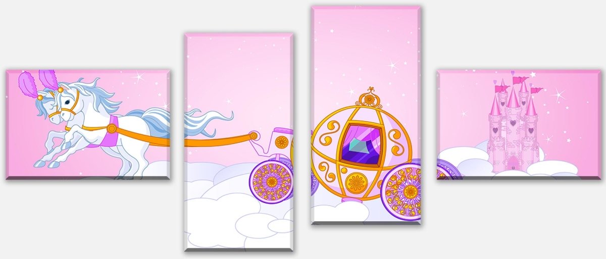 Leinwandbild Mehrteiler Pferdekutsche M0437 Leinwandbild Mehrteiler Pferdekutsche M0437