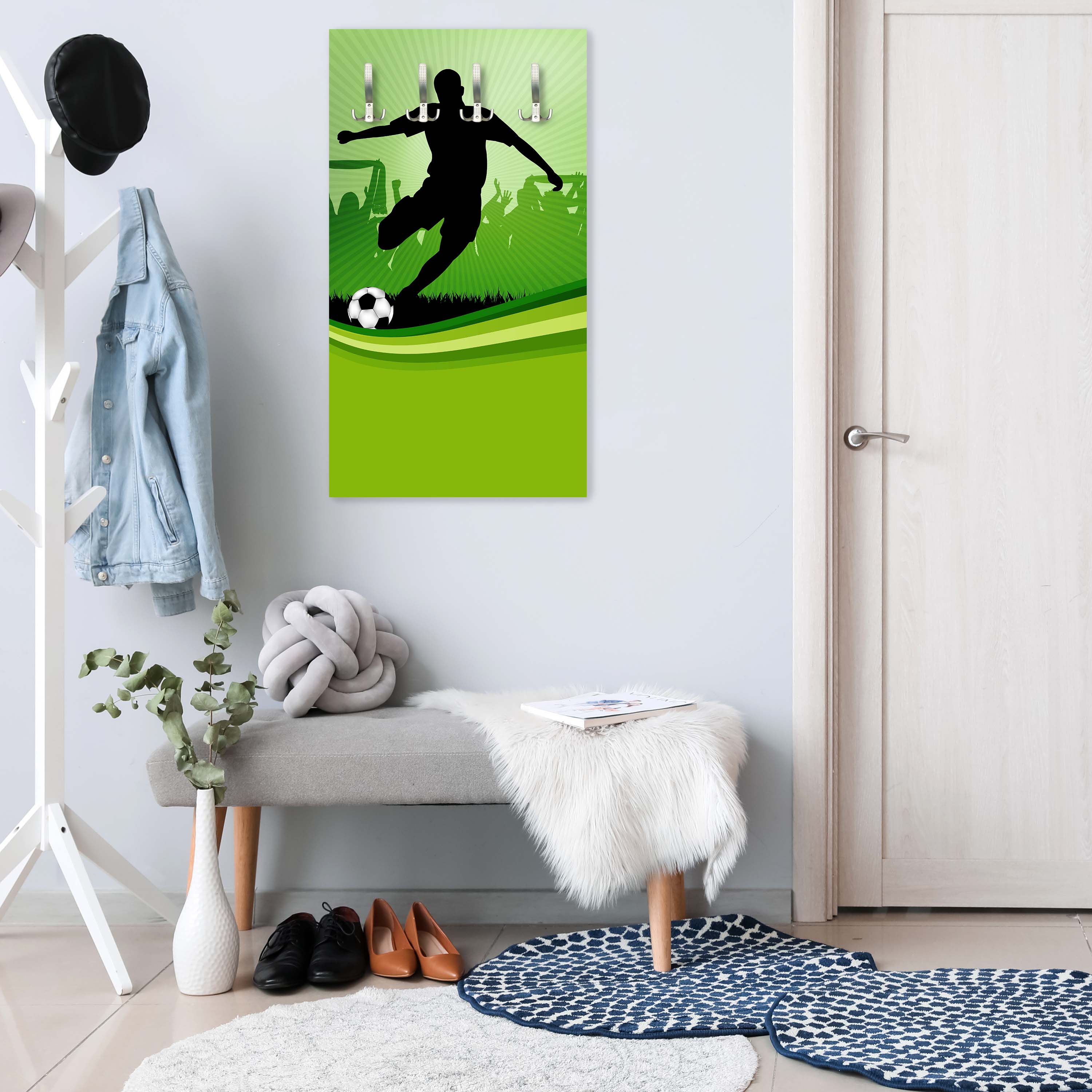 Garderobe Fussball M0439 entdecken - Bild 6 Garderobe Fussball M0439 entdecken - Bild 6