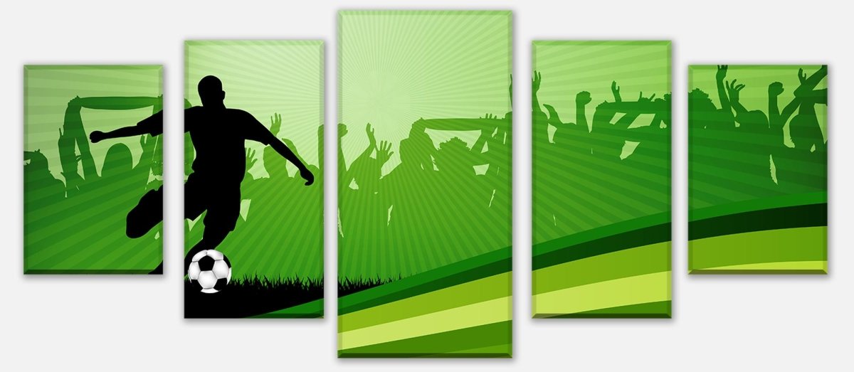 Leinwandbild Mehrteiler Fussball M0439 entdecken - Bild 1 Leinwandbild Mehrteiler Fussball M0439 entdecken - Bild 1