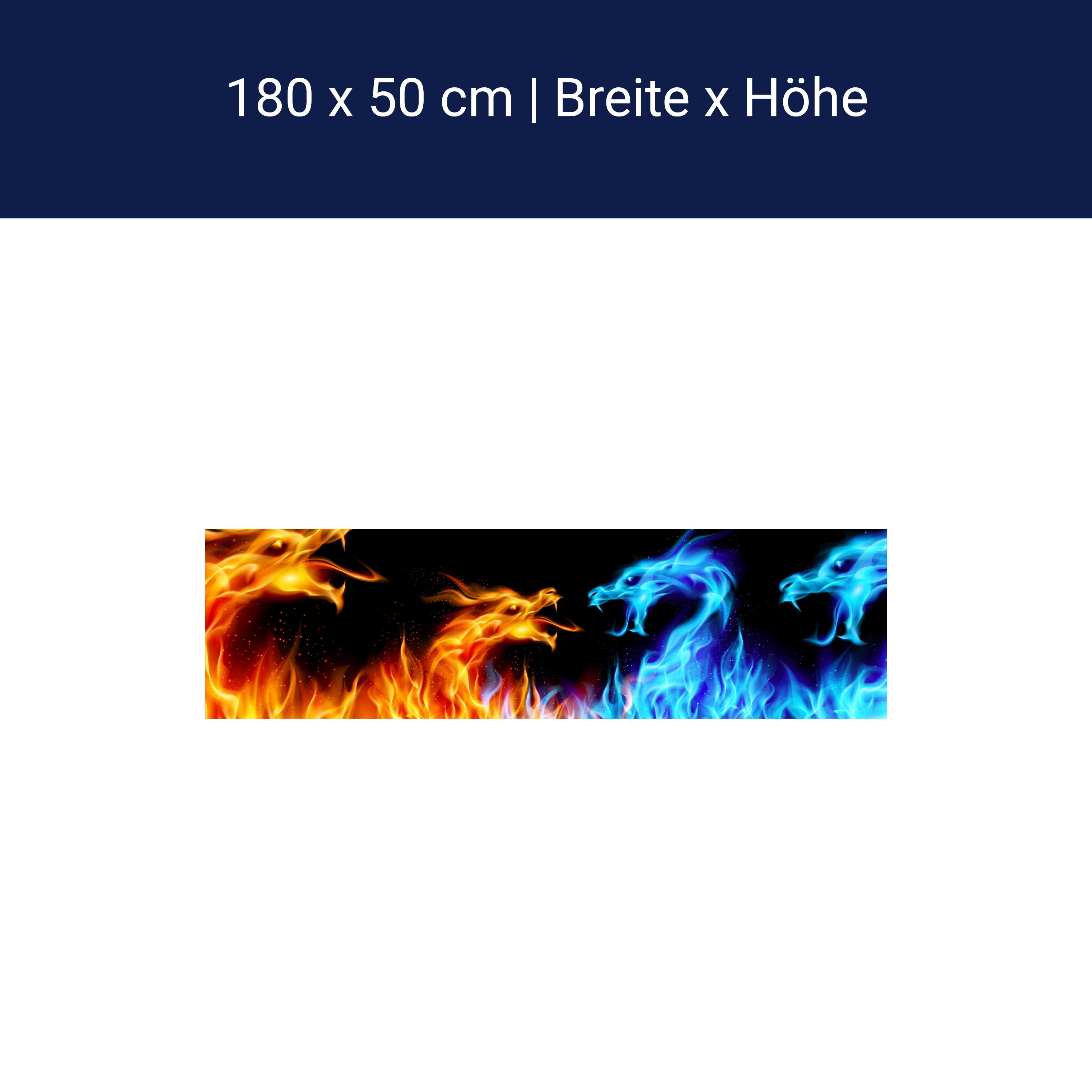 Küchenrückwand Feuerdrachen M0440 Küchenrückwand Feuerdrachen M0440