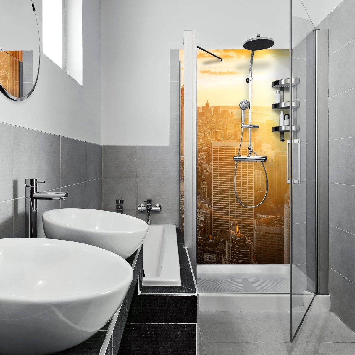 Duschwand New York M0444 entdecken - Bild 1 Duschwand New York M0444 entdecken - Bild 1
