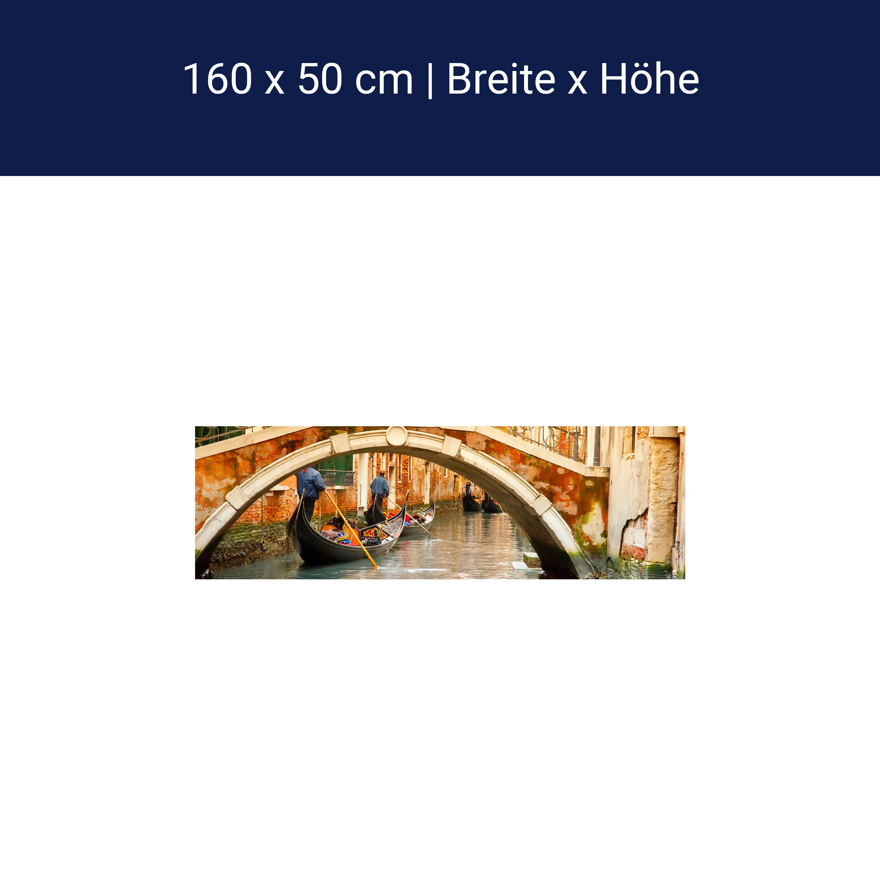 Küchenrückwand Gondeln in Venedig M0446 Küchenrückwand Gondeln in Venedig M0446