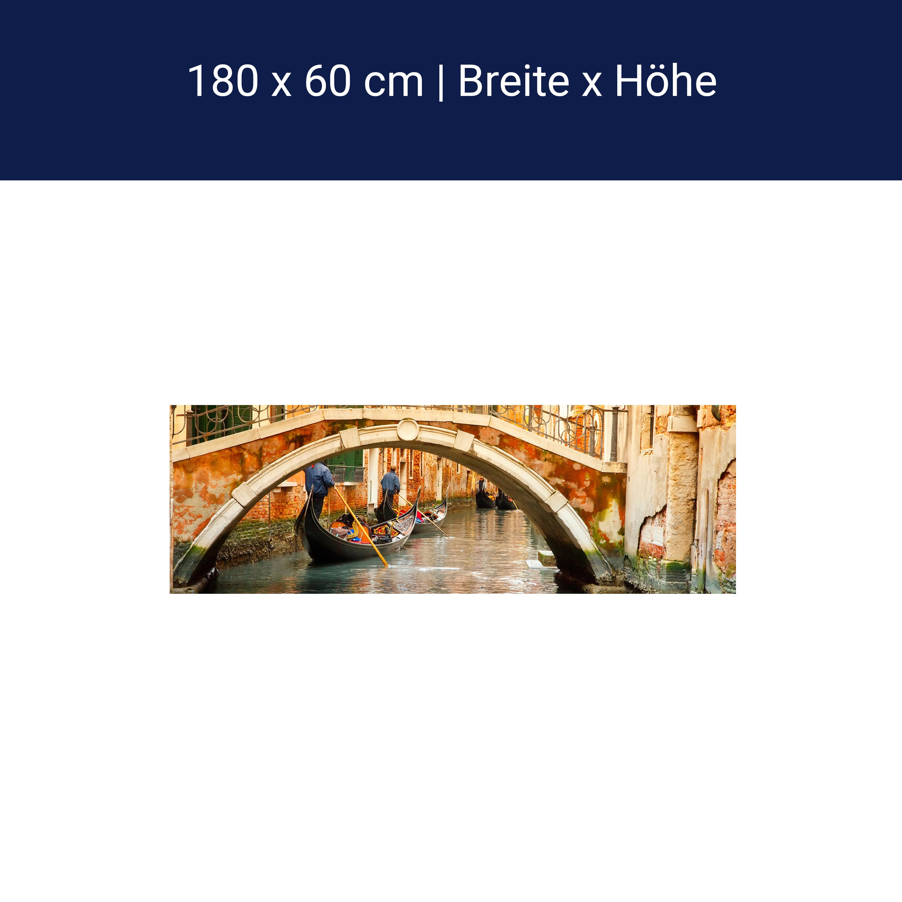 Küchenrückwand Gondeln in Venedig M0446 Küchenrückwand Gondeln in Venedig M0446