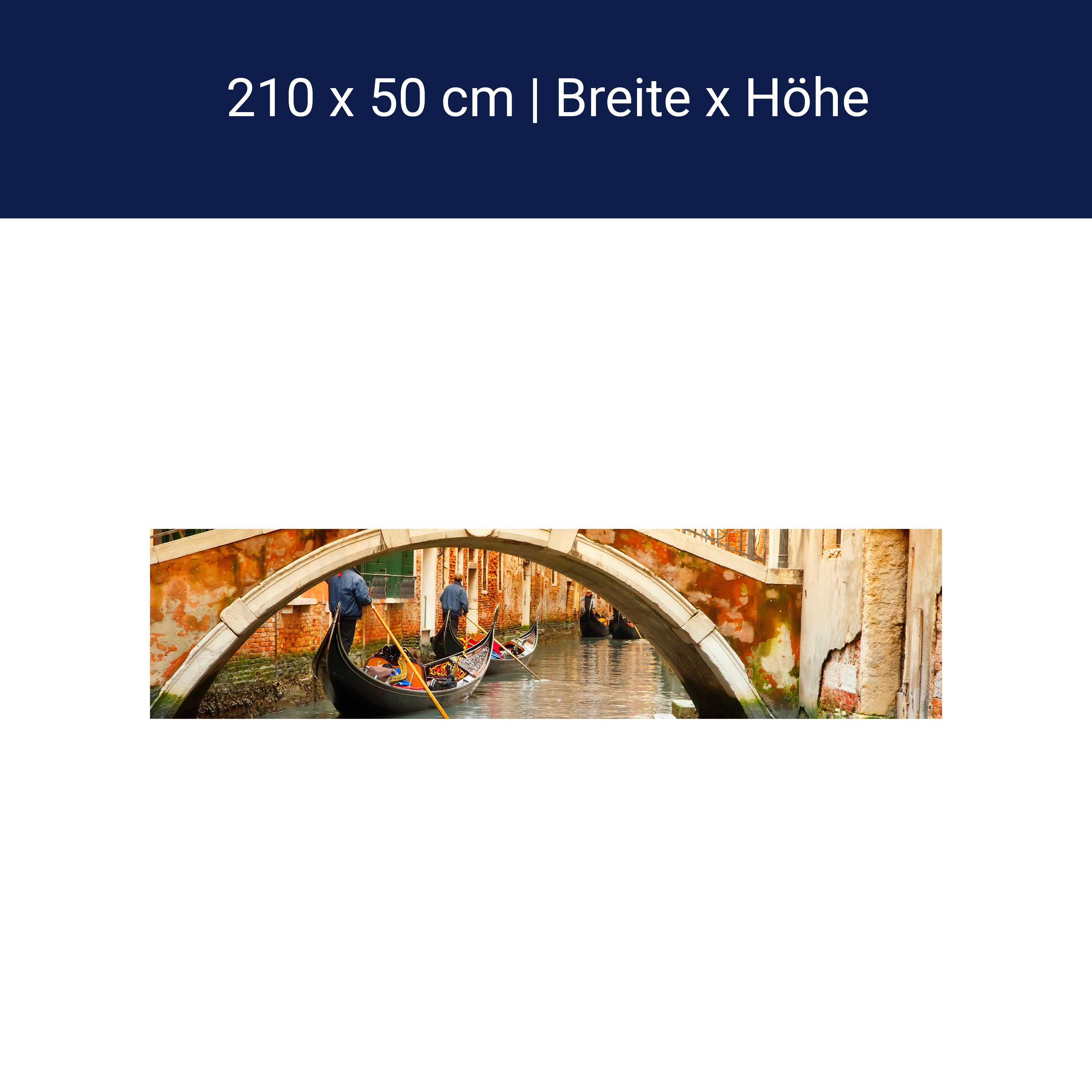 Küchenrückwand Gondeln in Venedig M0446 Küchenrückwand Gondeln in Venedig M0446