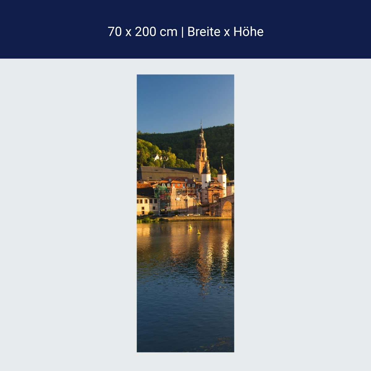 Duschwand Alte Brücke Heidelberg M0447 Duschwand Alte Brücke Heidelberg M0447