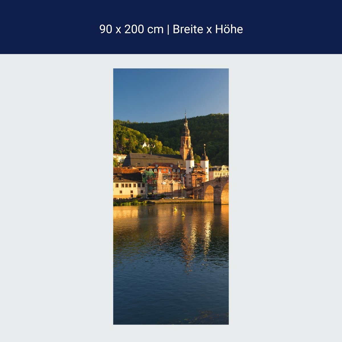 Duschwand Alte Brücke Heidelberg M0447 Duschwand Alte Brücke Heidelberg M0447