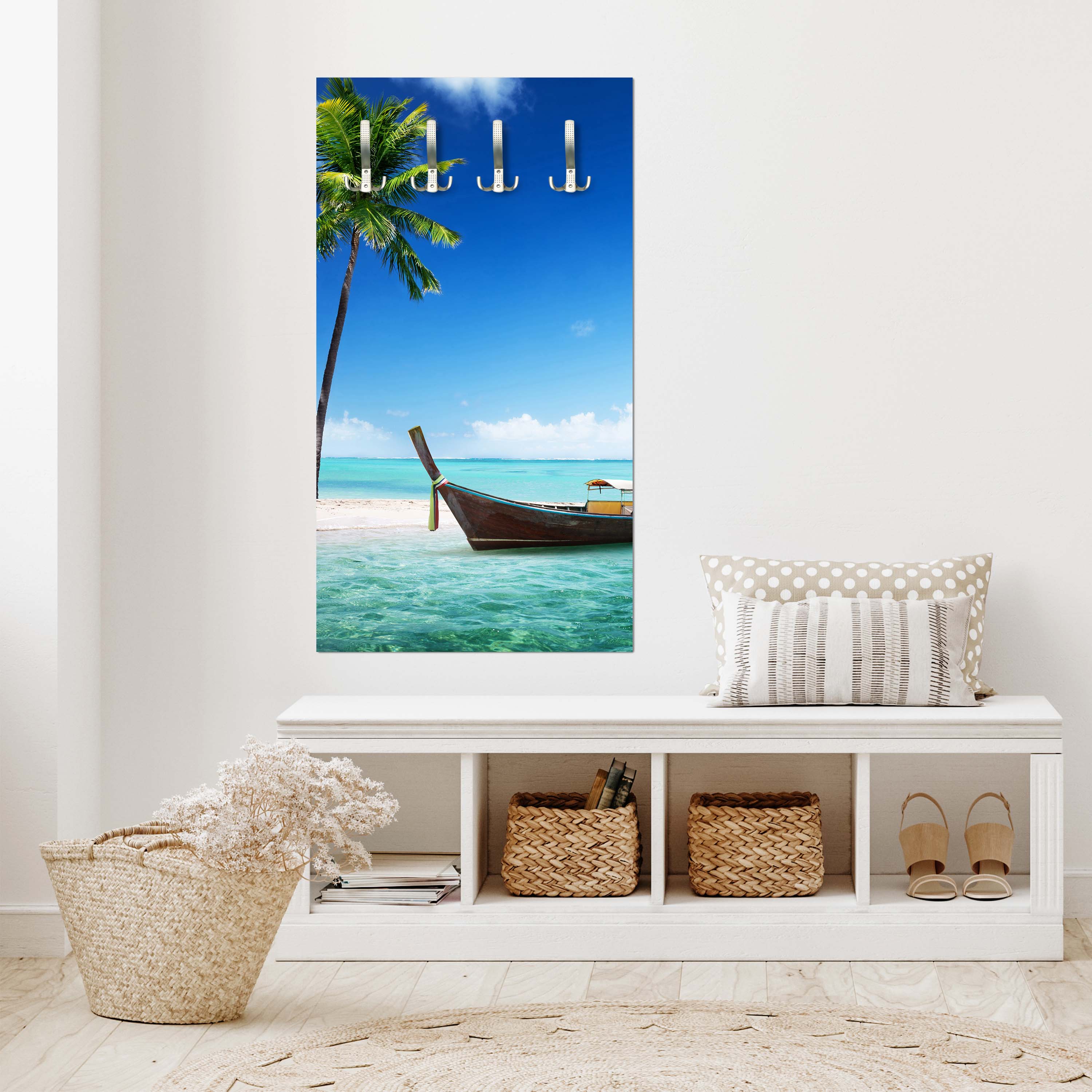 Garderobe Fischerboot am Strand M0452 entdecken - Bild 3 Garderobe Fischerboot am Strand M0452 entdecken - Bild 3