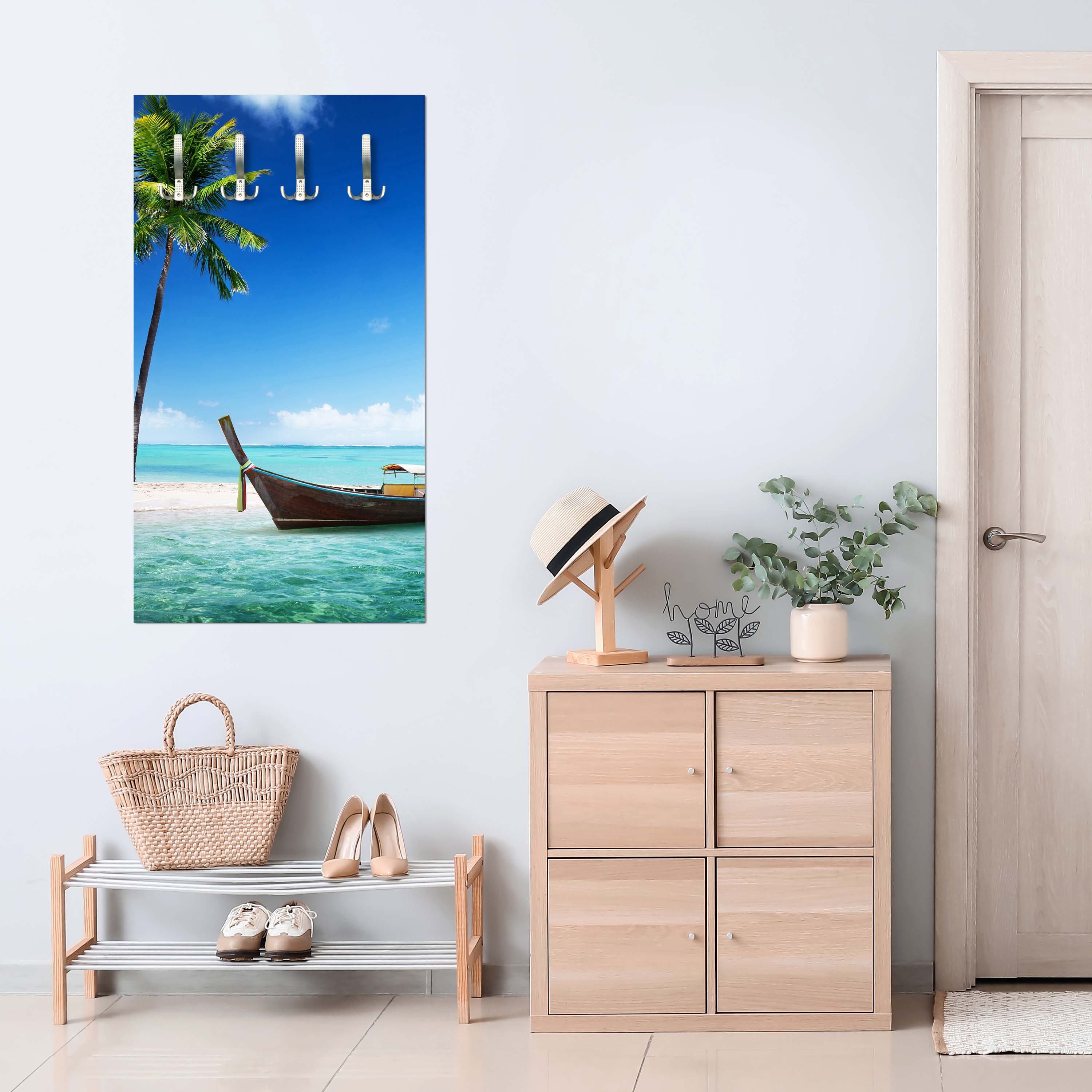 Garderobe Fischerboot am Strand M0452 entdecken - Bild 5 Garderobe Fischerboot am Strand M0452 entdecken - Bild 5