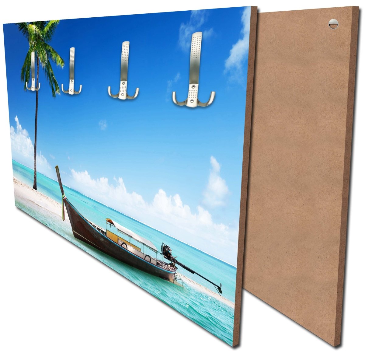 Garderobe Fischerboot am Strand M0452 Garderobe Fischerboot am Strand M0452