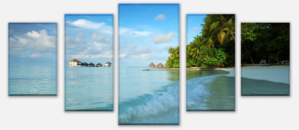Leinwandbild Mehrteiler Maledivenstrand M0453 entdecken - Bild 1 Leinwandbild Mehrteiler Maledivenstrand M0453 entdecken - Bild 1