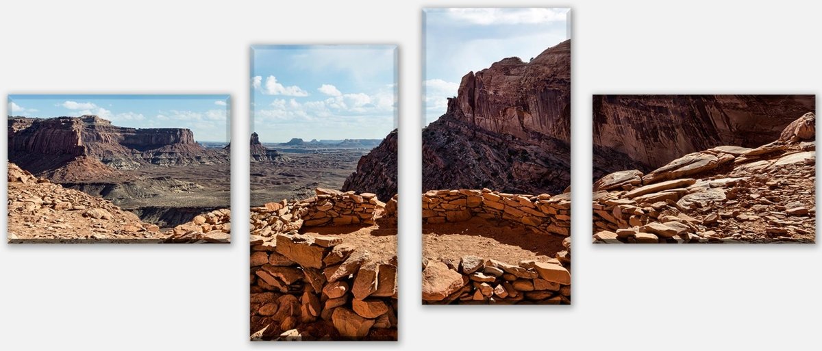 Leinwandbild Mehrteiler False Kiva USA M0456 Leinwandbild Mehrteiler False Kiva USA M0456