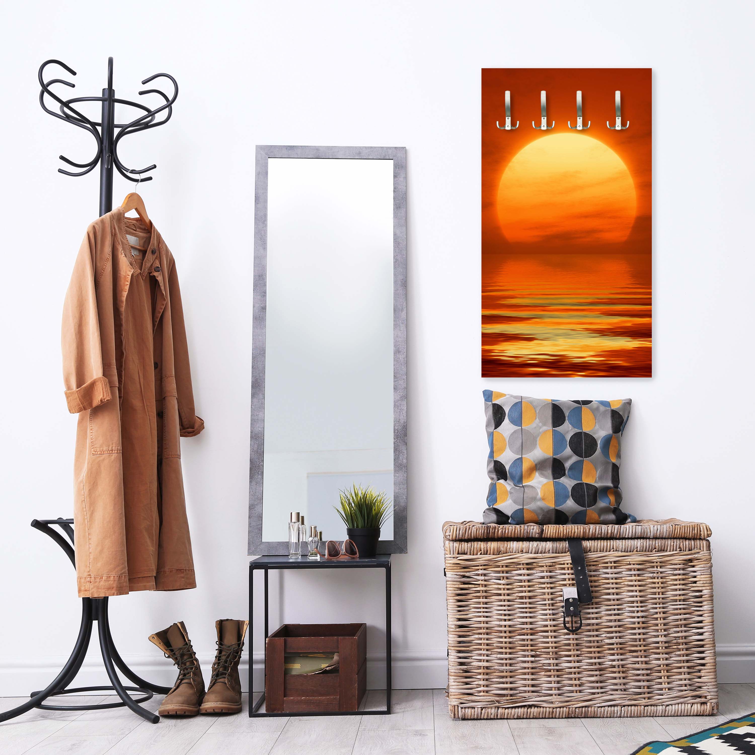 Garderobe Roter Sonnenuntergang M0459 entdecken - Bild 5 Garderobe Roter Sonnenuntergang M0459 entdecken - Bild 5