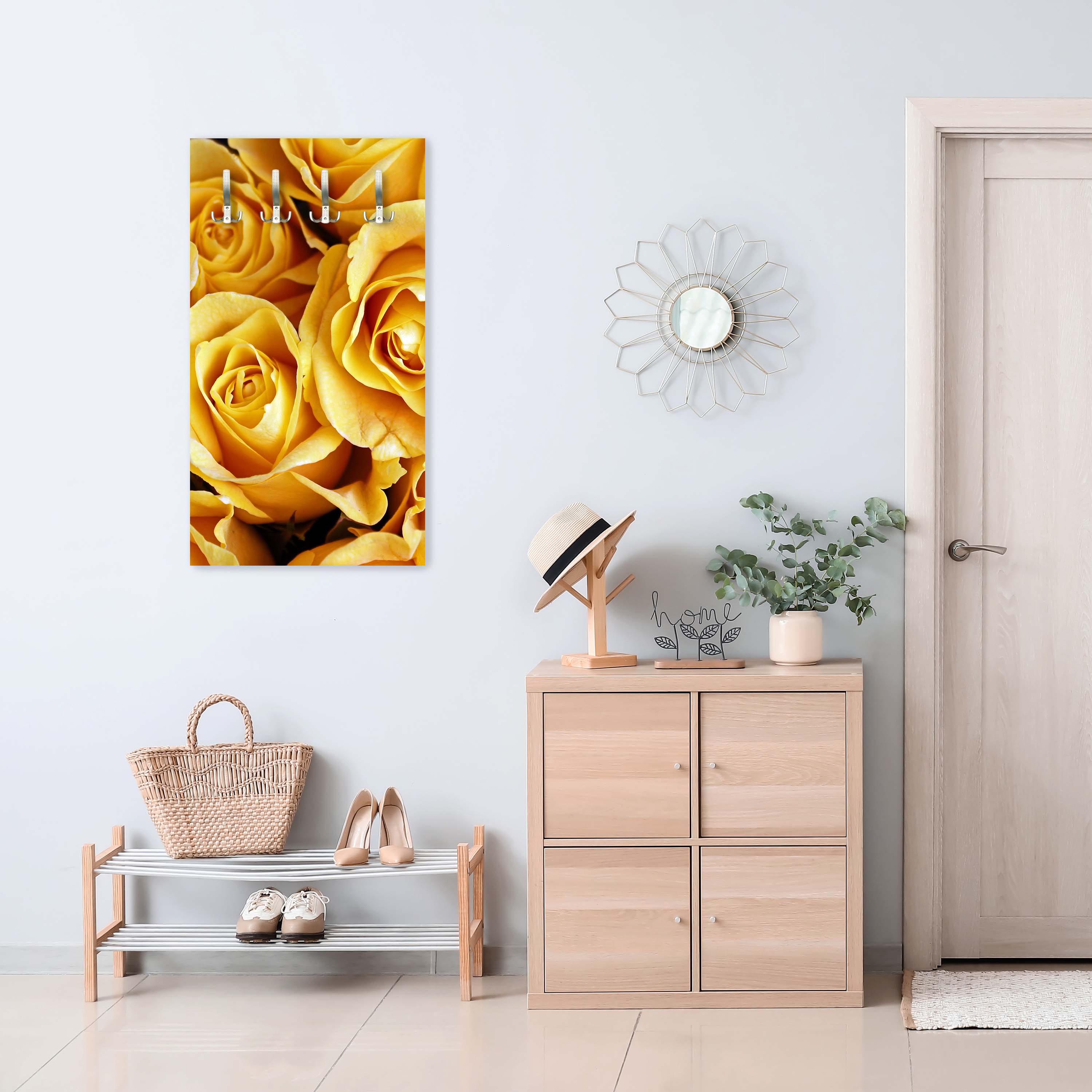 Garderobe Gelbe Rosen M0462 entdecken - Bild 2 Garderobe Gelbe Rosen M0462 entdecken - Bild 2