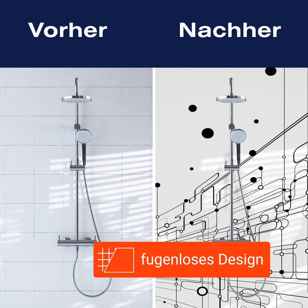Duschwand Abstrakte Verbindungen M0463 entdecken - Bild 9 Duschwand Abstrakte Verbindungen M0463 entdecken - Bild 9