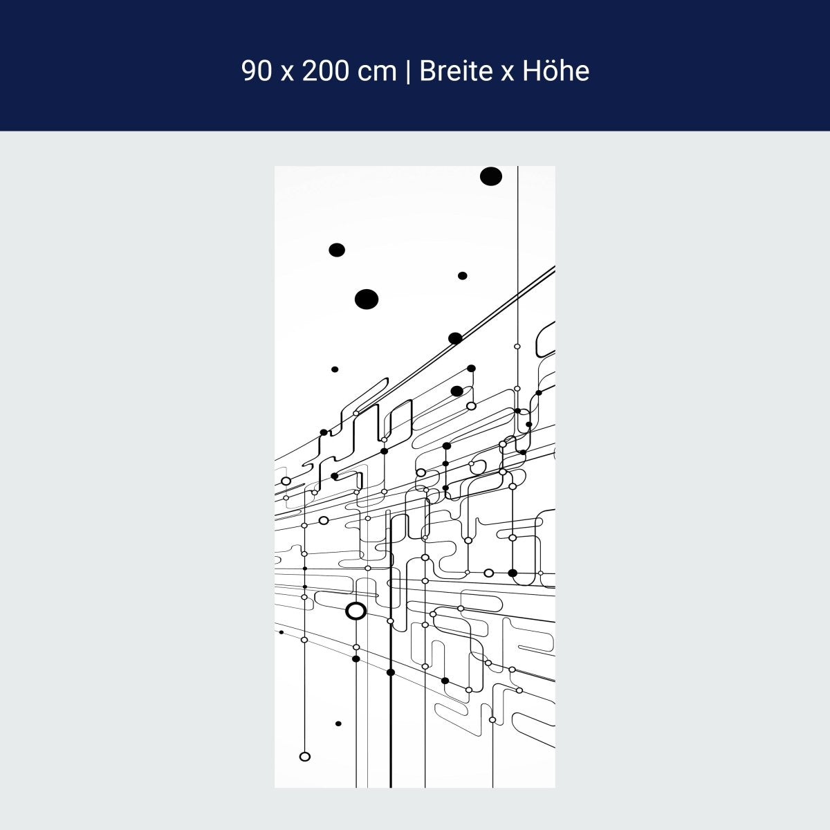 Duschwand Abstrakte Verbindungen M0463 Duschwand Abstrakte Verbindungen M0463