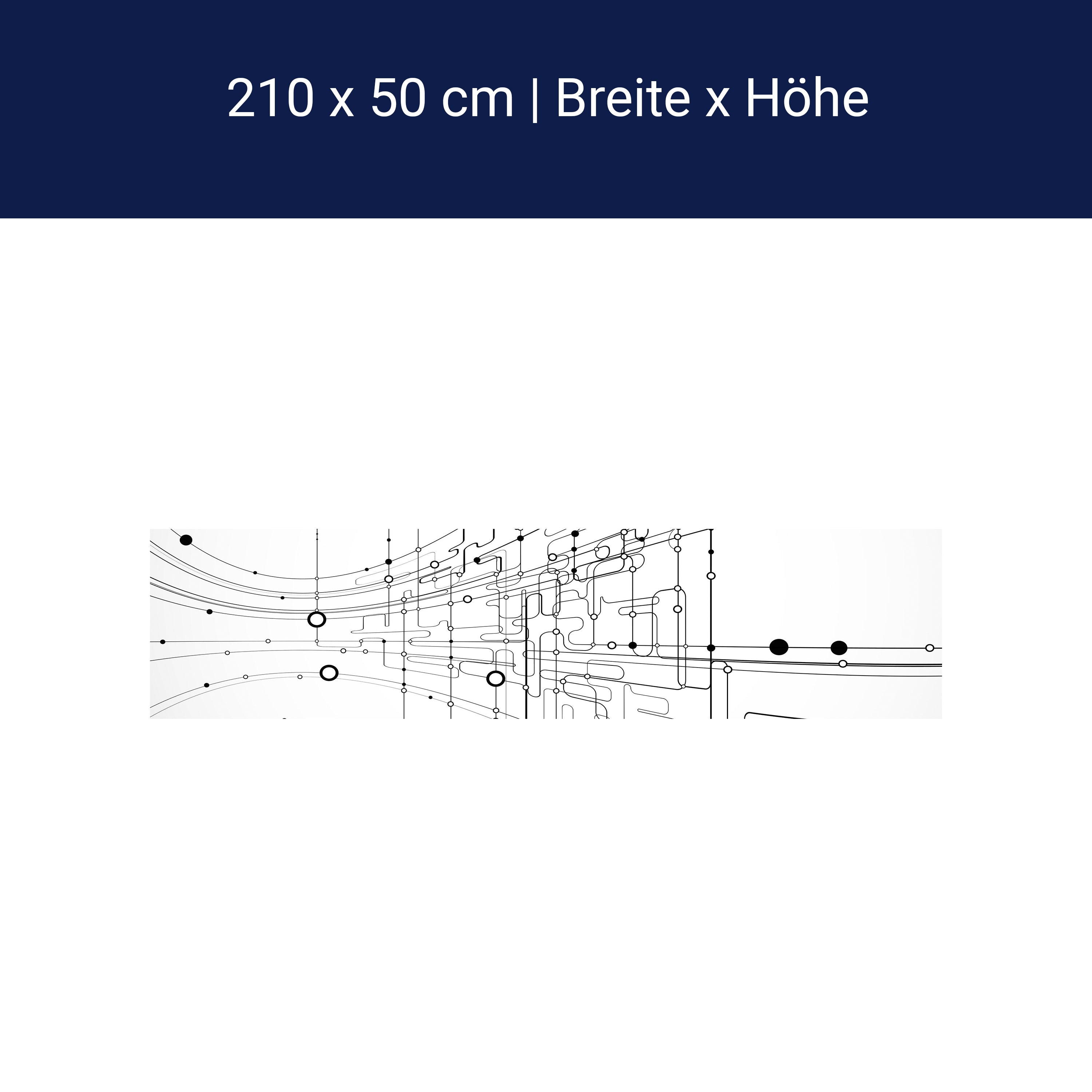 Küchenrückwand Abstrakte Verbindungen M0463 Küchenrückwand Abstrakte Verbindungen M0463