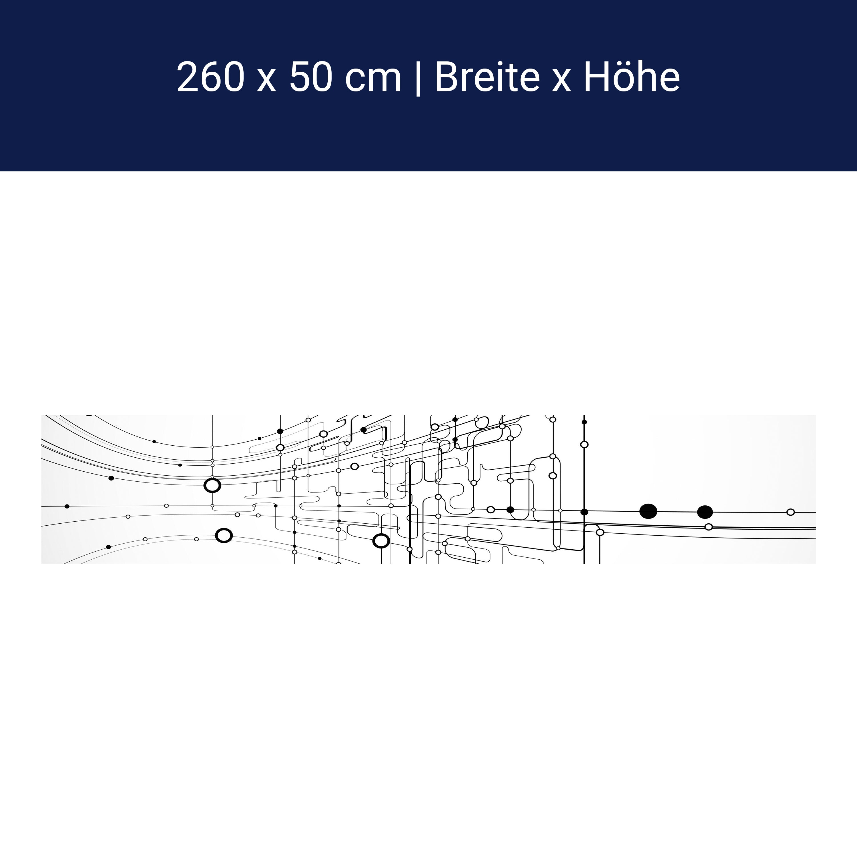 Küchenrückwand Abstrakte Verbindungen M0463 Küchenrückwand Abstrakte Verbindungen M0463