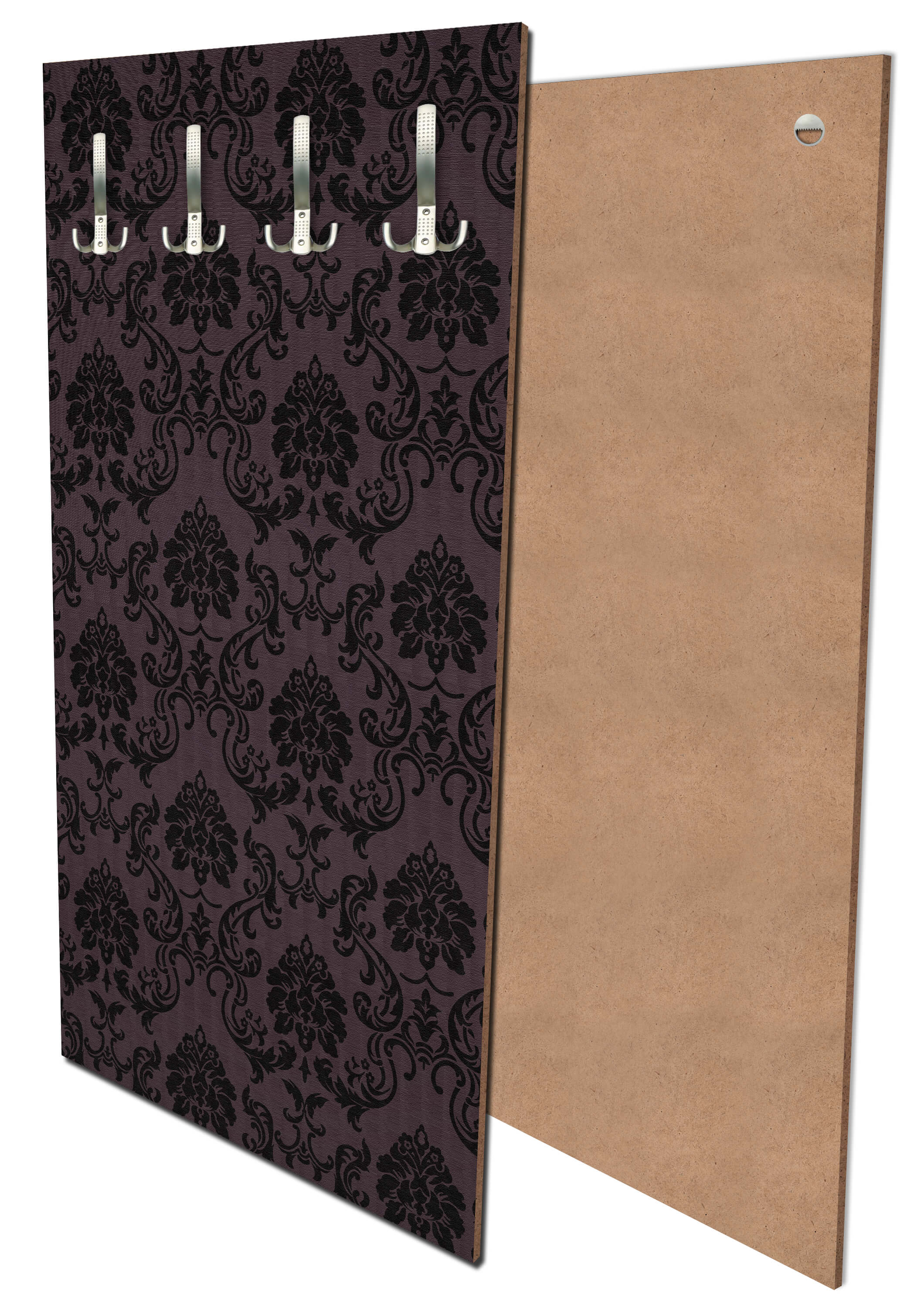 Garderobe Barockmuster Schwarz M0464 entdecken - Bild 1 Garderobe Barockmuster Schwarz M0464 entdecken - Bild 1