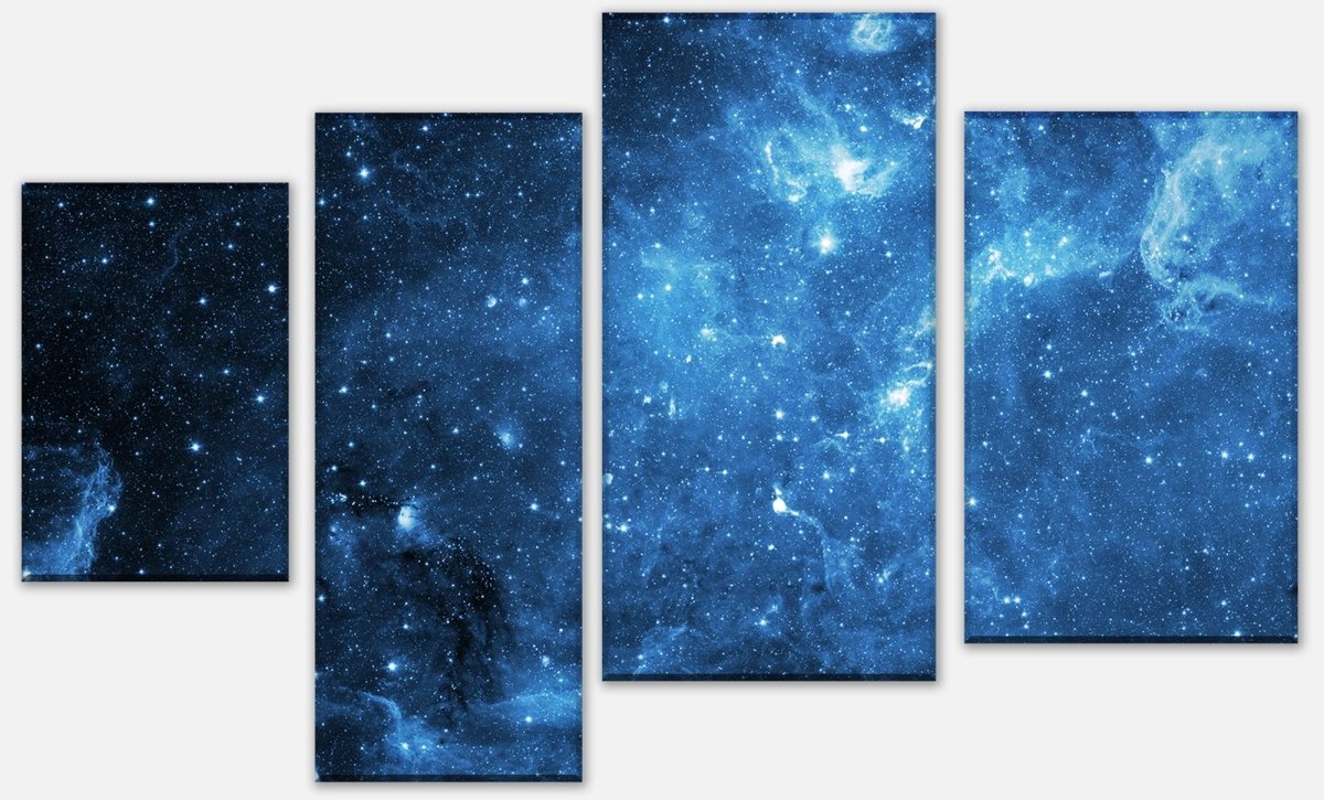 Leinwandbild Mehrteiler Sternennebel M0468 Leinwandbild Mehrteiler Sternennebel M0468