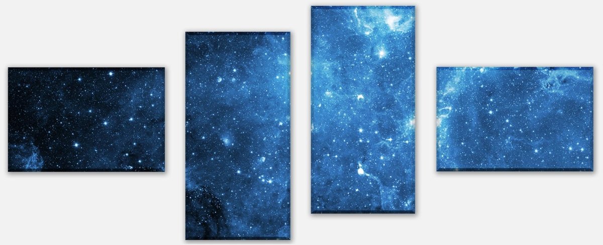 Leinwandbild Mehrteiler Sternennebel M0468 Leinwandbild Mehrteiler Sternennebel M0468
