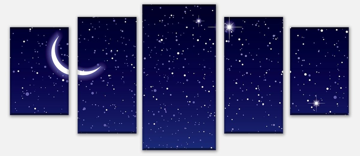 Leinwandbild Mehrteiler Sternennacht M0470 entdecken - Bild 1 Leinwandbild Mehrteiler Sternennacht M0470 entdecken - Bild 1