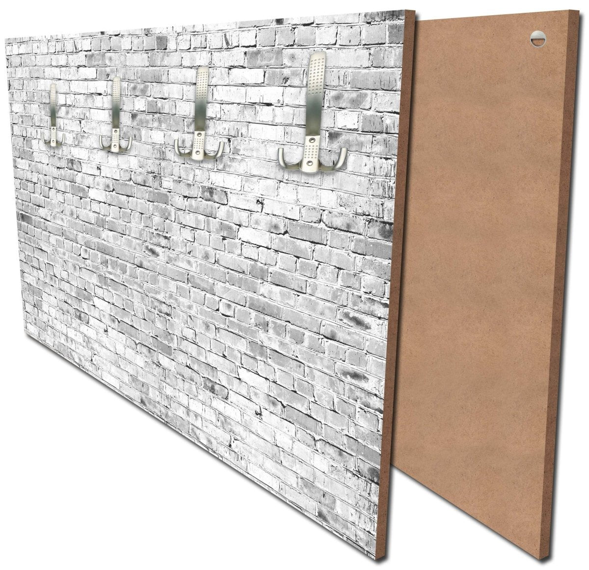 Garderobe Klinkersteine Grau M0471 Garderobe Klinkersteine Grau M0471