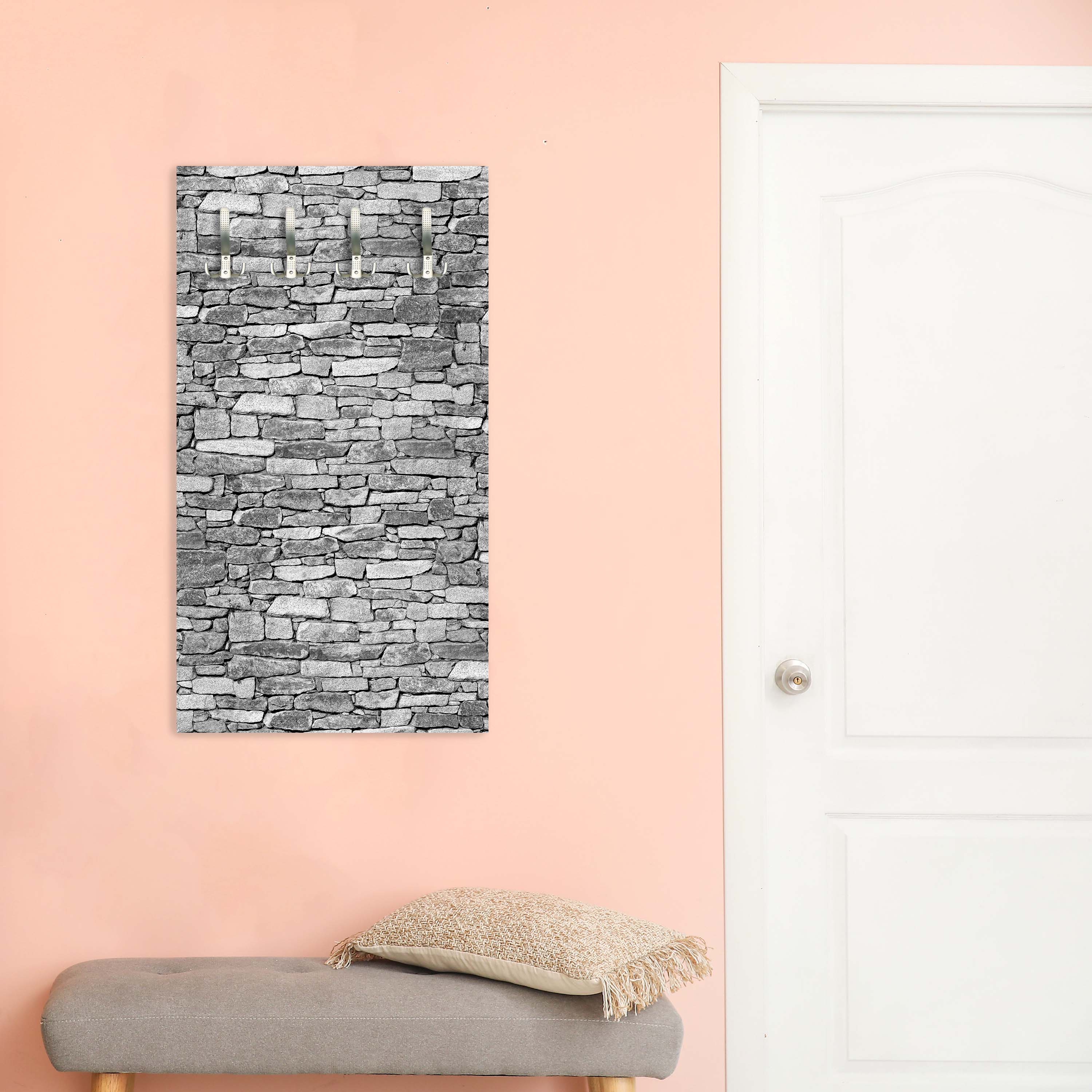 Garderobe Natursteinmauer Grau M0472 entdecken - Bild 2 Garderobe Natursteinmauer Grau M0472 entdecken - Bild 2