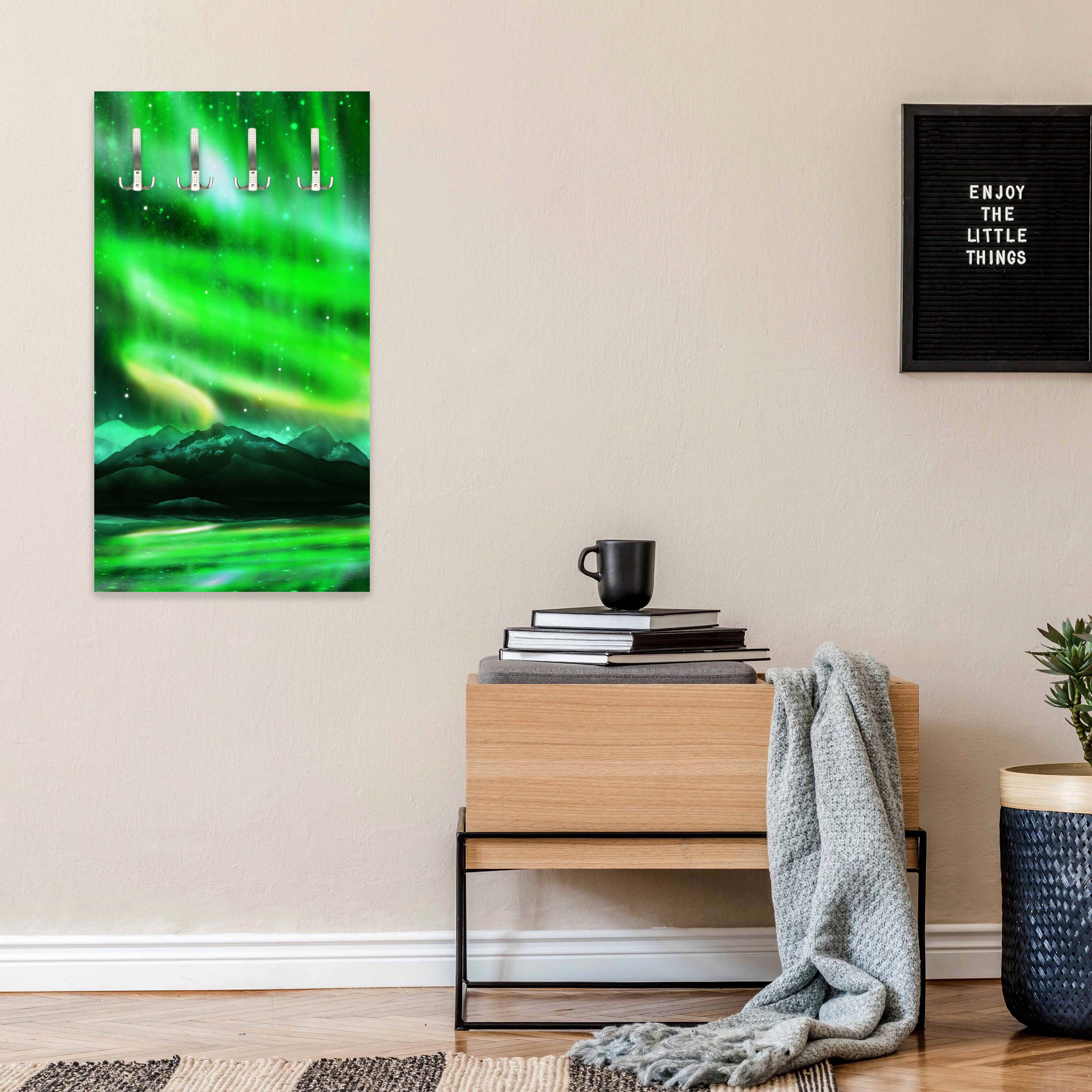 Garderobe Grünes Nordlicht M0475 entdecken - Bild 3 Garderobe Grünes Nordlicht M0475 entdecken - Bild 3