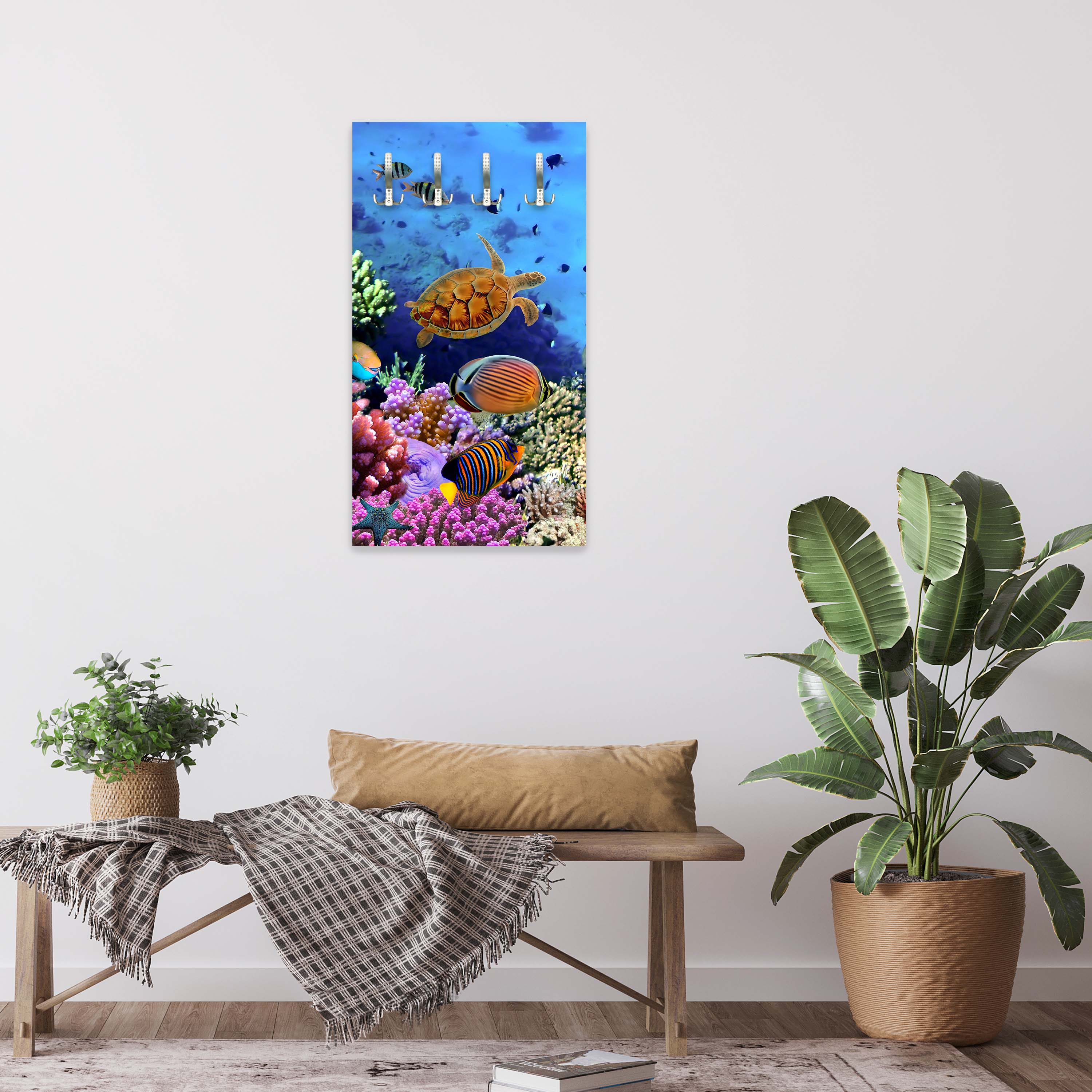 Garderobe Korallenriff mit Fischen M0480 entdecken - Bild 5 Garderobe Korallenriff mit Fischen M0480 entdecken - Bild 5