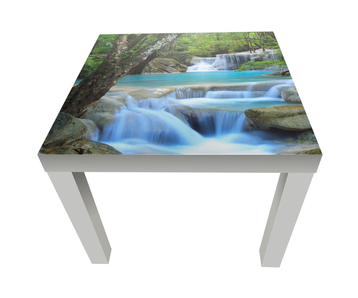 Beistelltisch Wasserfall im Wald M0485 entdecken - Bild 1 Beistelltisch Wasserfall im Wald M0485 entdecken - Bild 1