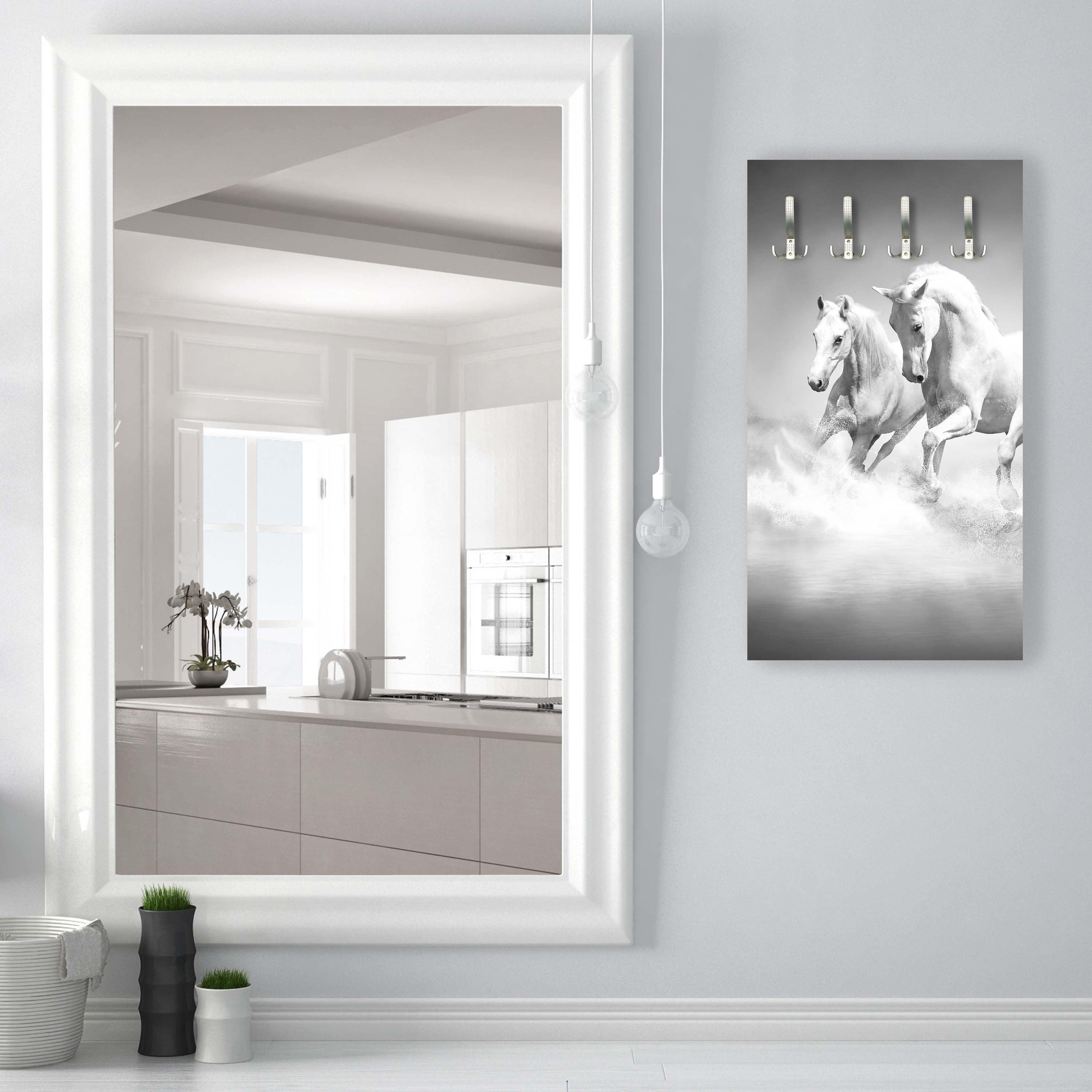 Garderobe weiße Traumpferde M0489 entdecken - Bild 2 Garderobe weiße Traumpferde M0489 entdecken - Bild 2