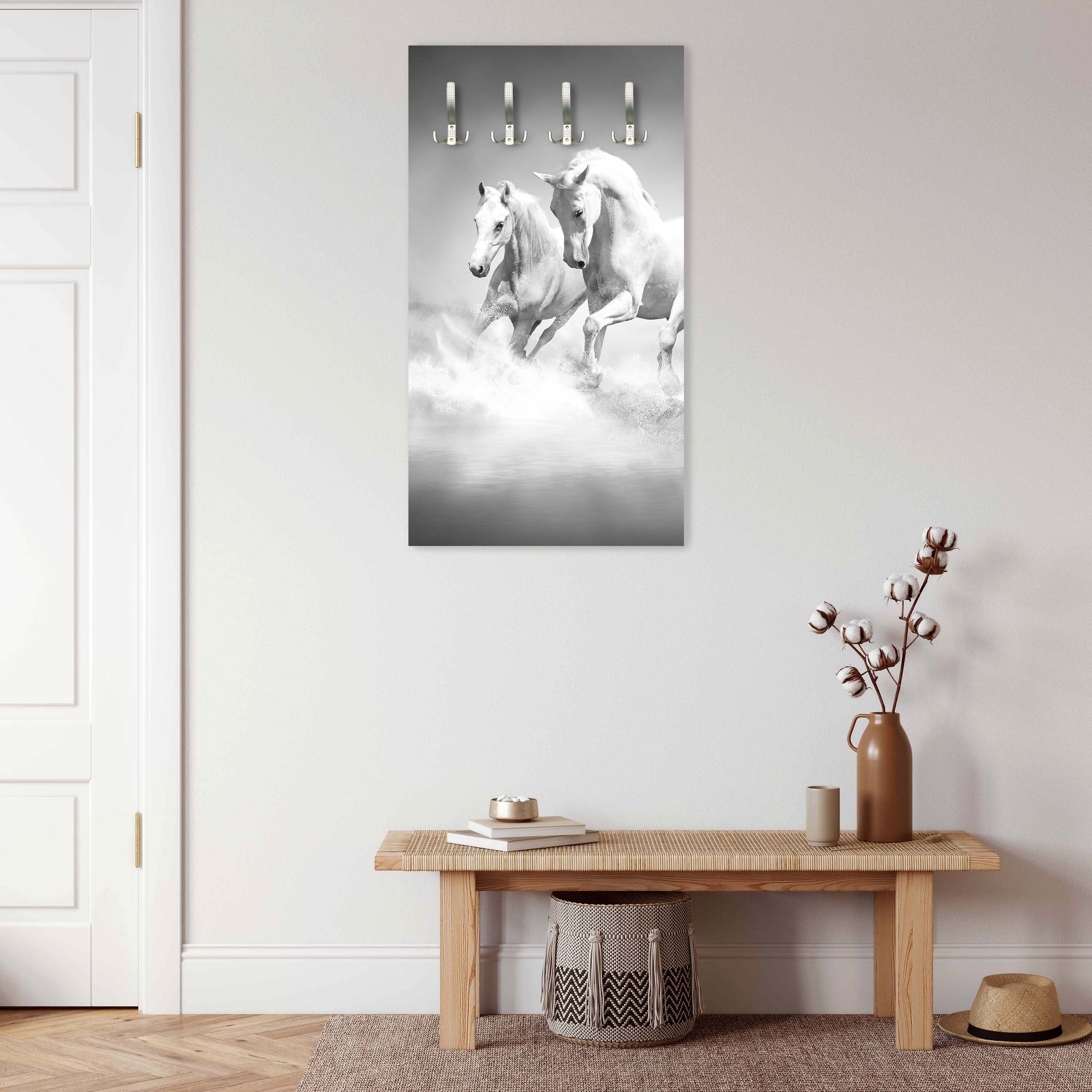 Garderobe weiße Traumpferde M0489 entdecken - Bild 6 Garderobe weiße Traumpferde M0489 entdecken - Bild 6