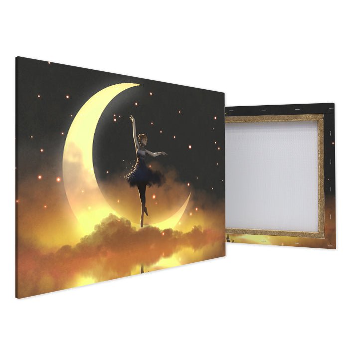 Leinwandbild Tänzerin Mond Querformat M0489 kaufen - Bild 4 Leinwandbild Tänzerin Mond Querformat M0489 kaufen - Bild 4