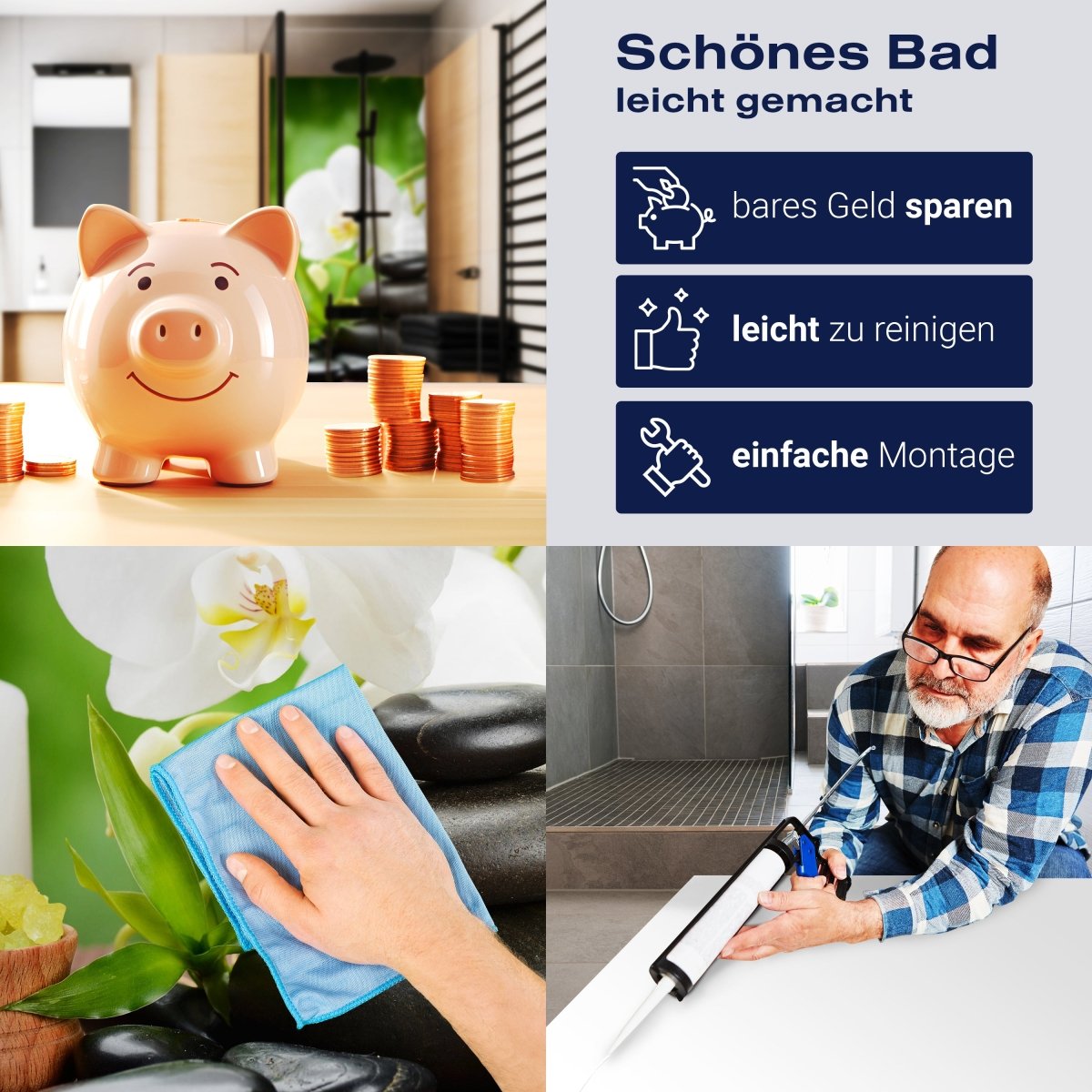 Duschwand Wellness M0491 entdecken - Bild 7 Duschwand Wellness M0491 entdecken - Bild 7